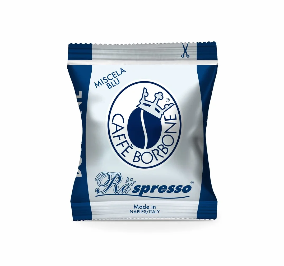 Caffè Borbone Respresso Mezcla de Café Azul 100 Cápsulas Compatibles Nespresso