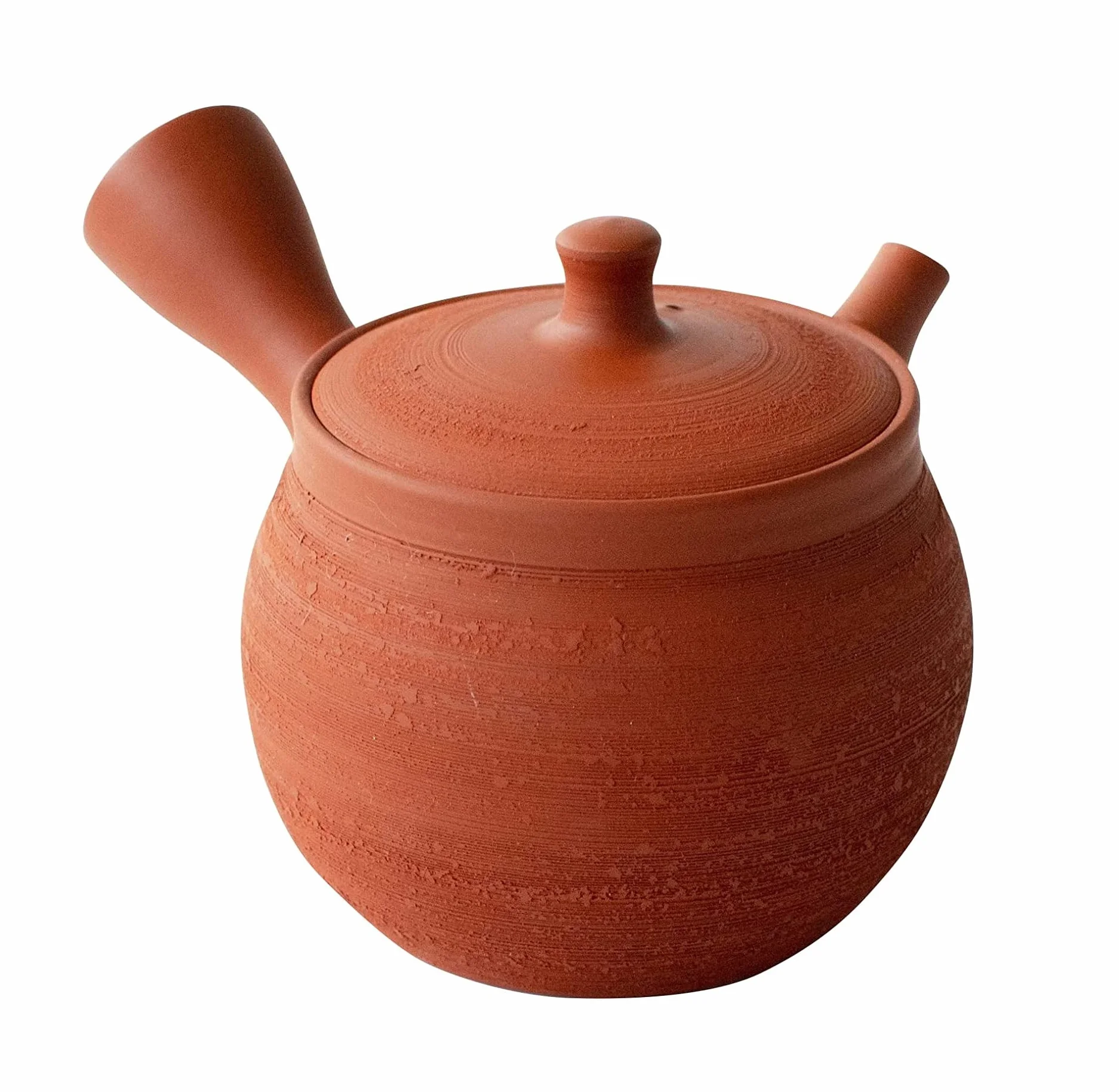 Tokoname Ware Gyokko - Tetera Kyusu de malla de cerámica para un solo uso