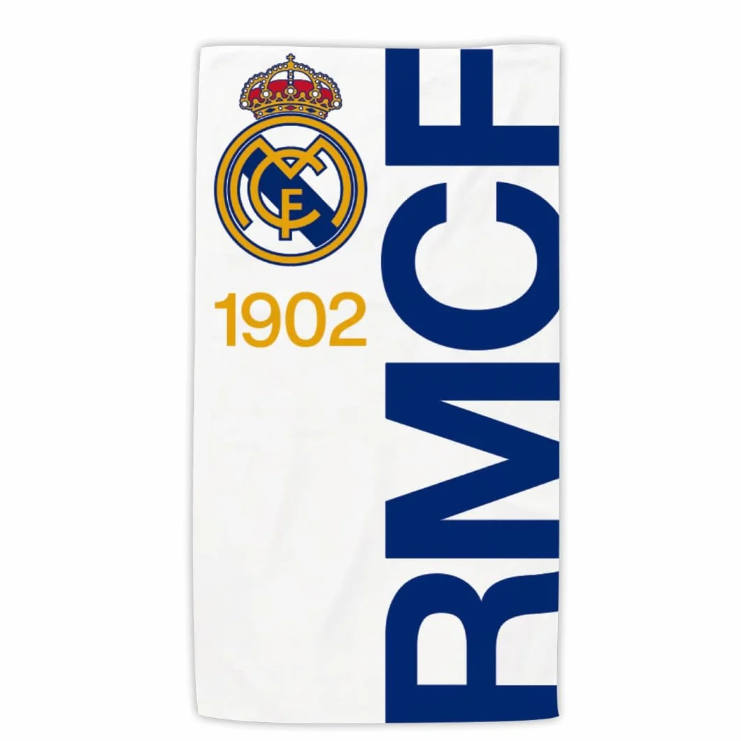 Toalla Real Madrid de Microfibra 170x90 cm 240 gsm 100% Poliéster