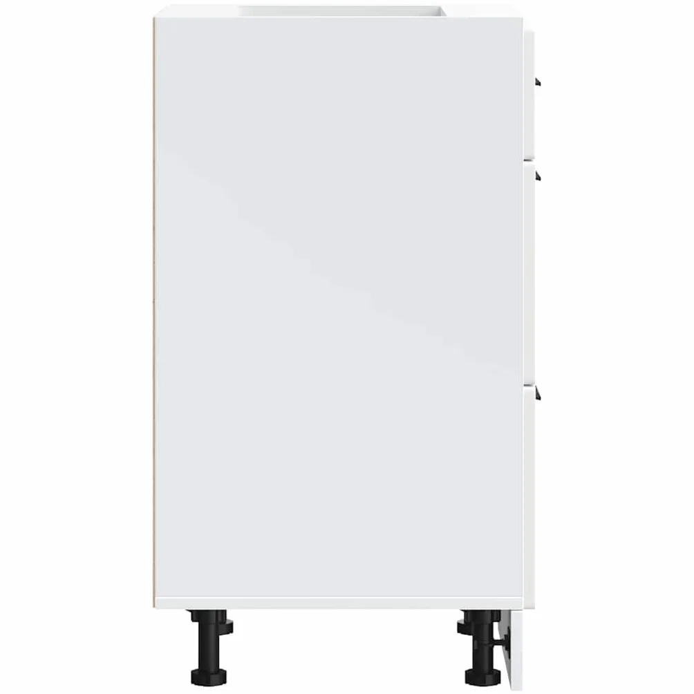 vidaXL Base de cocina Porto Blanco multicapa