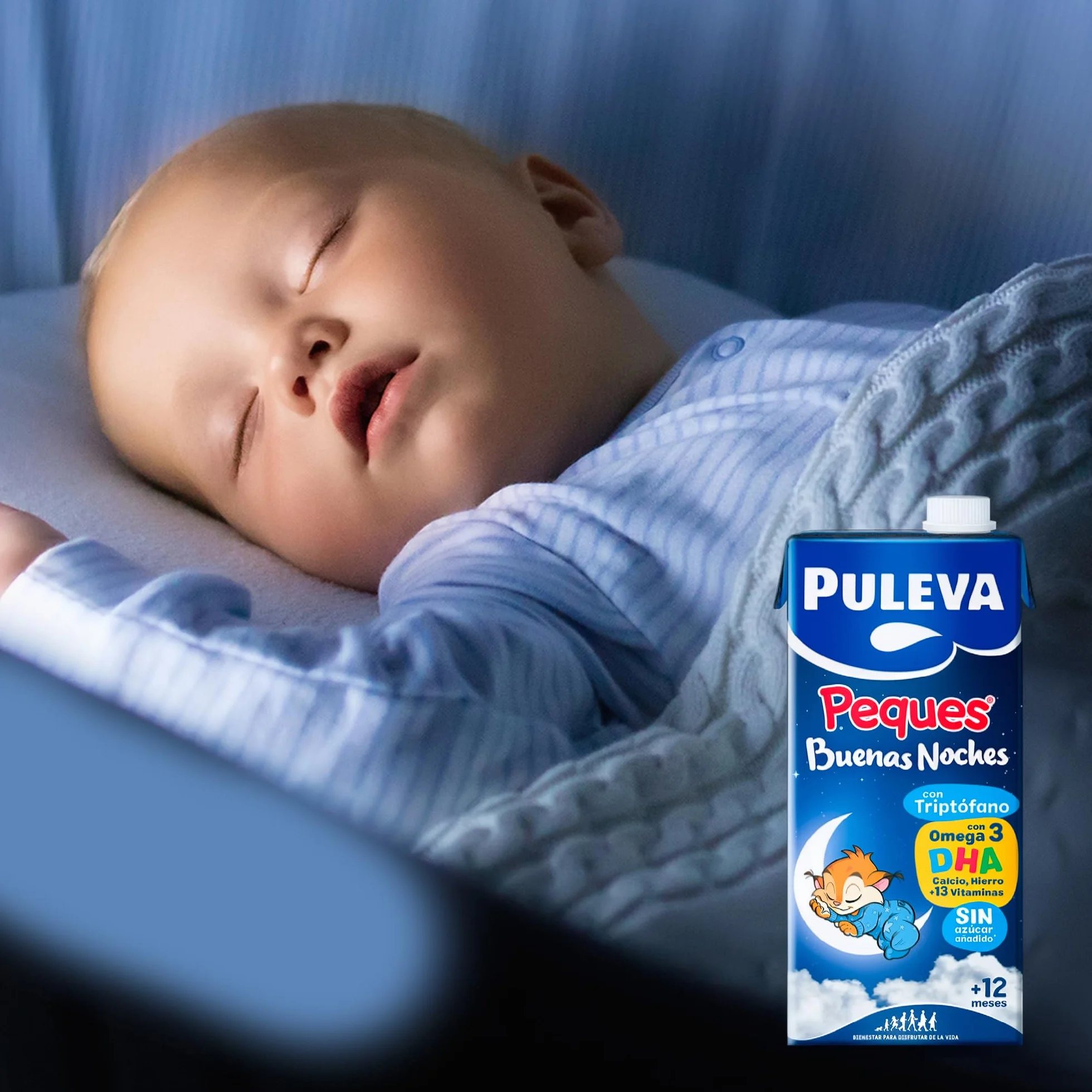 Puleva Peques 3 Buenas Noches +12 Meses Pack 6 x 1l