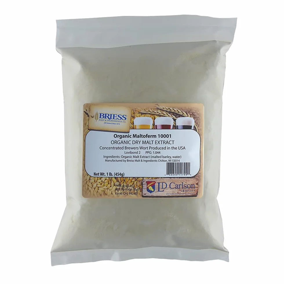 Organic Light Dried Malt Extract DME Maltoferm 10001 1 Lb