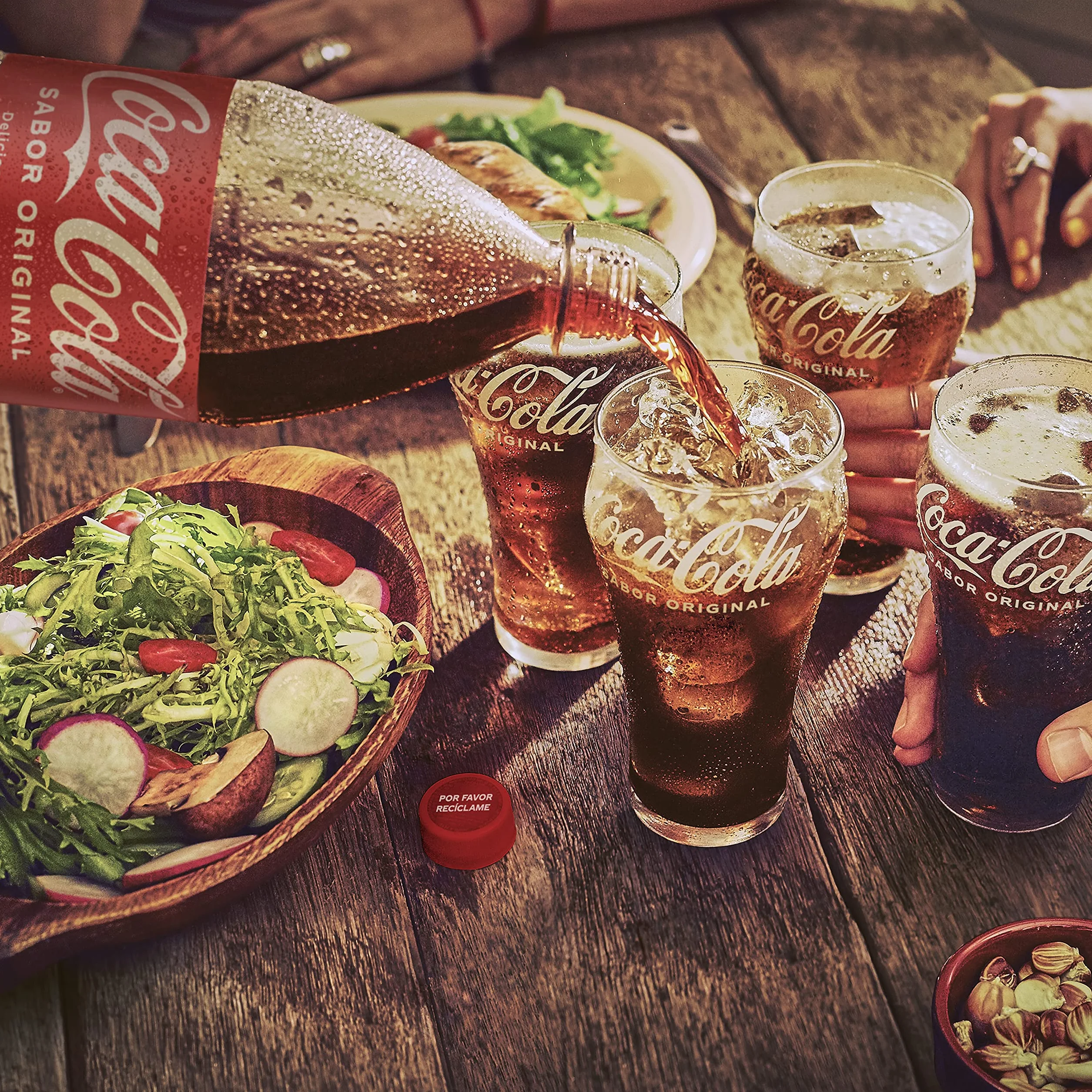 Coca-Cola Sabor Original Refresco de Cola Pack 4 Botellas 2L