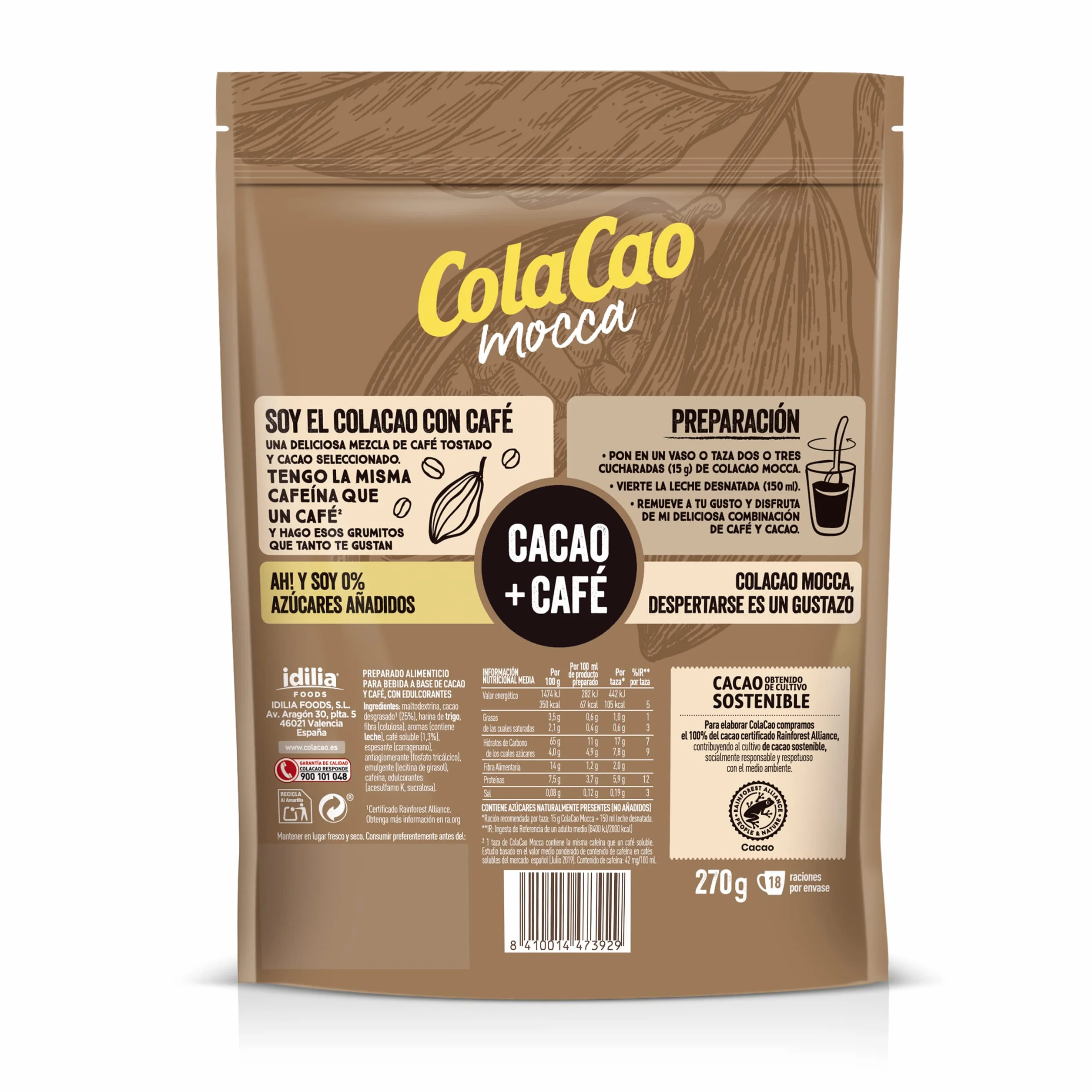 ColaCao Mocca, 270g