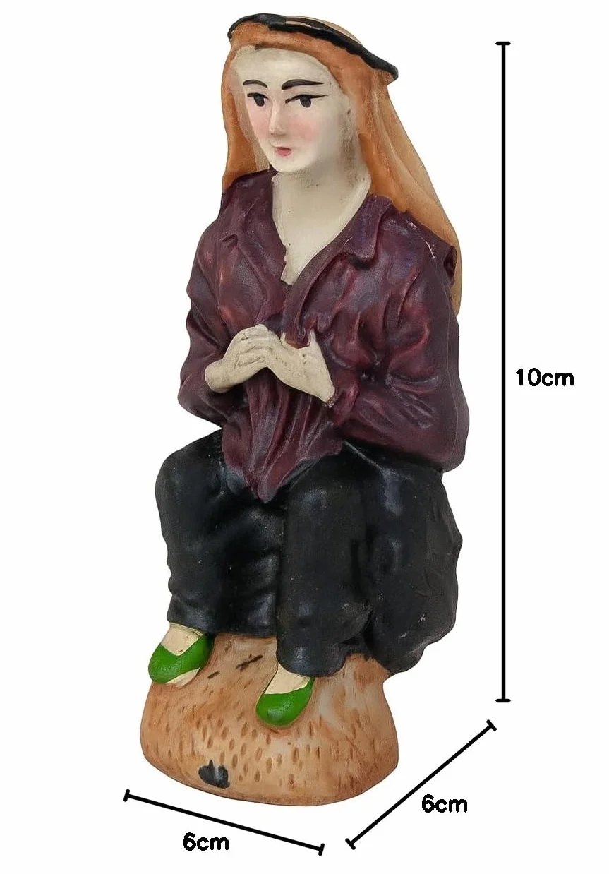 Caganer figura de belén 8 cm divertida Navidad decoración