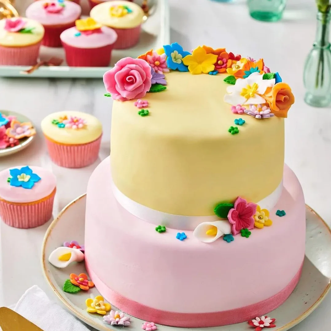 FunCakes Pasta de Azúcar Rosa 250 g
