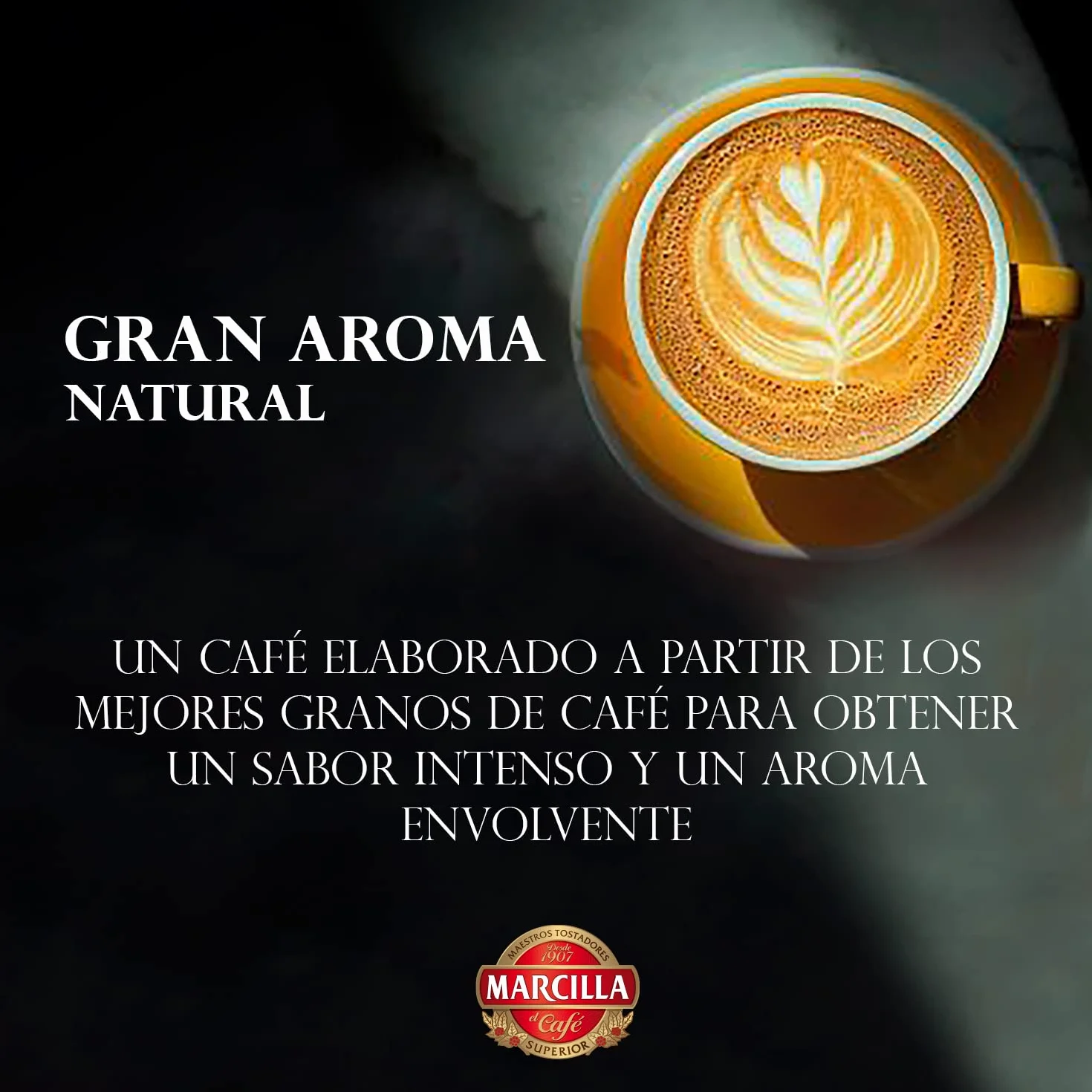 Marcilla Café Grano Gran Aroma Natural 1000g