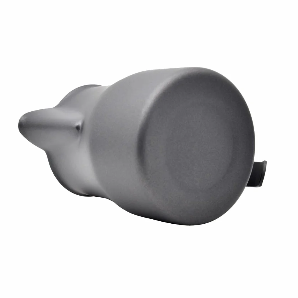Jarra de Leche y Espuma de Acero Inoxidable, Estilo Europeo, Negro 500ml/17oz