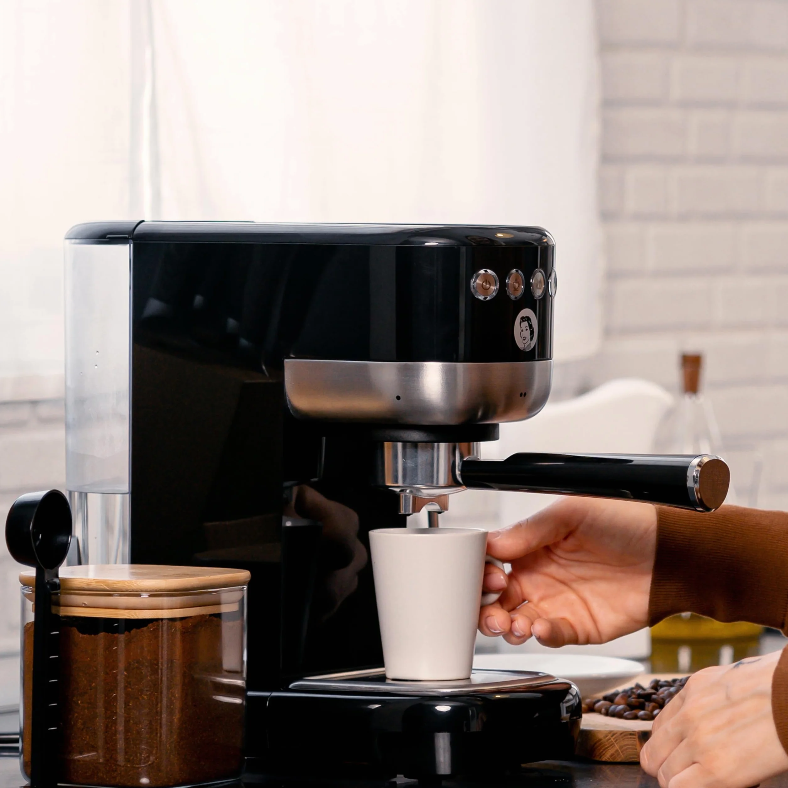 Juanita - Gala Slender Cafetera Espresso - 1350W - 20 bares