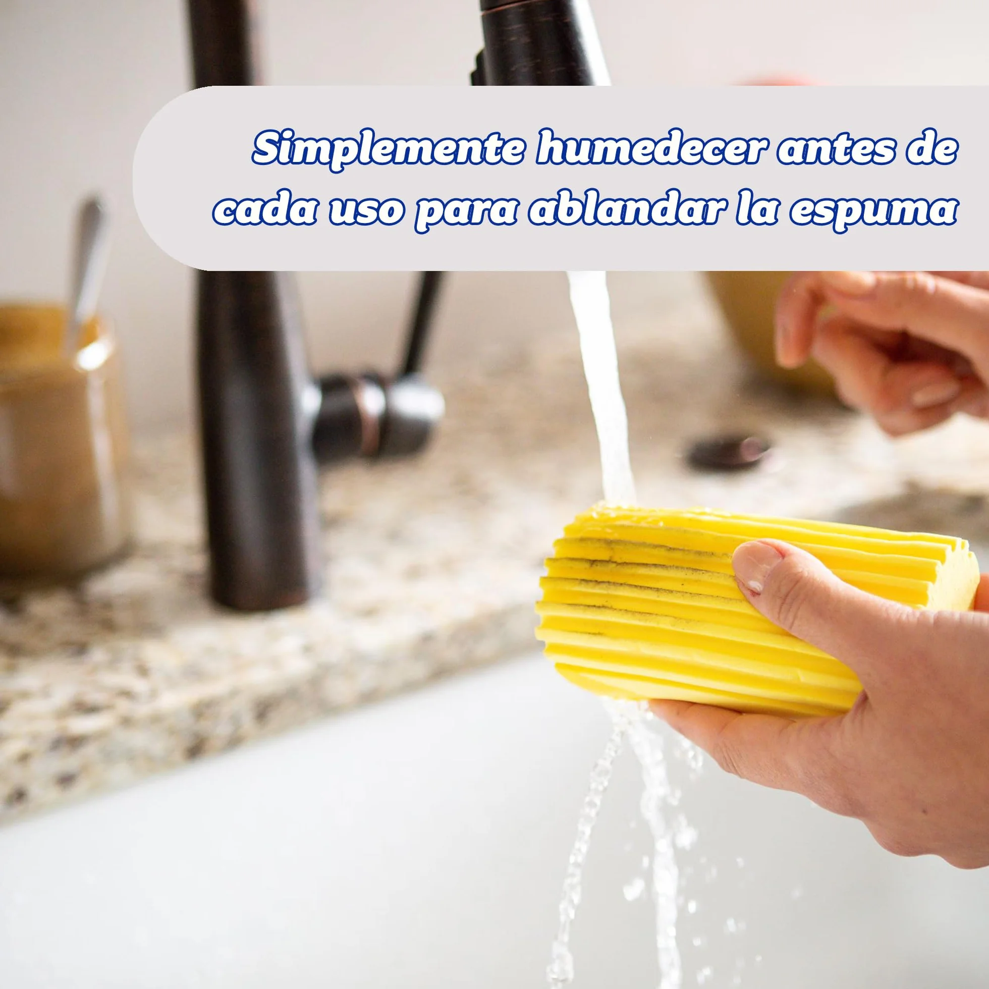 Scrub Daddy Damp Duster Esponja Mágica Atrapapolvo Rosa