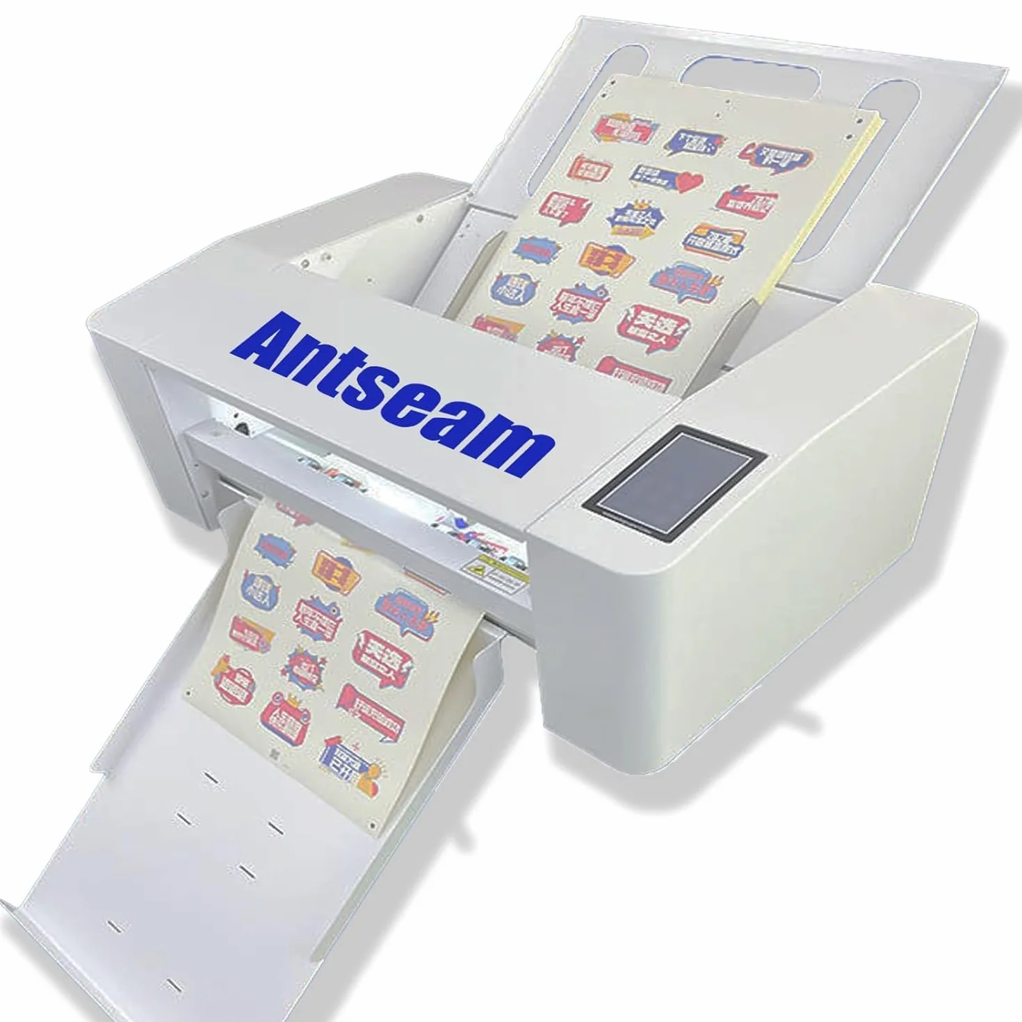 Máquina de bordar compacta con 12 agujas, velocidad máxima de 1200 SPM, pantalla táctil de 10 pulgadas, área de bordado de 8 x 12 pulgadas, para plano, sombrero, camiseta, etc. (12 agujas)