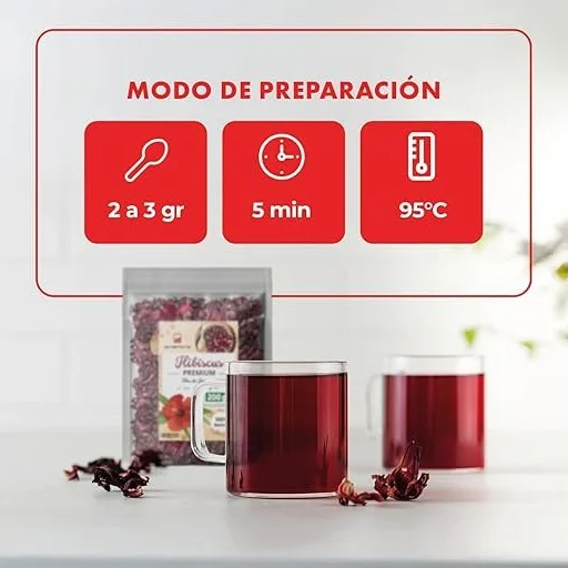 KALYAAN plus Tea Flor de Jamaica 200Gr - Te de hibisco - Hibiscus