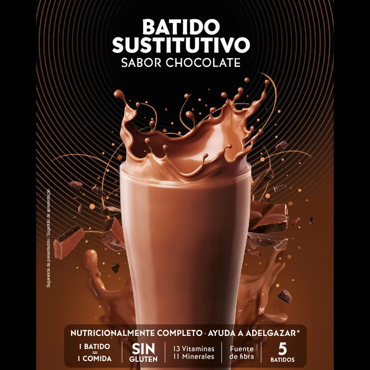 Bicentury Batido Sustitutivo con Proteína Sabor Chocolate 225 gr