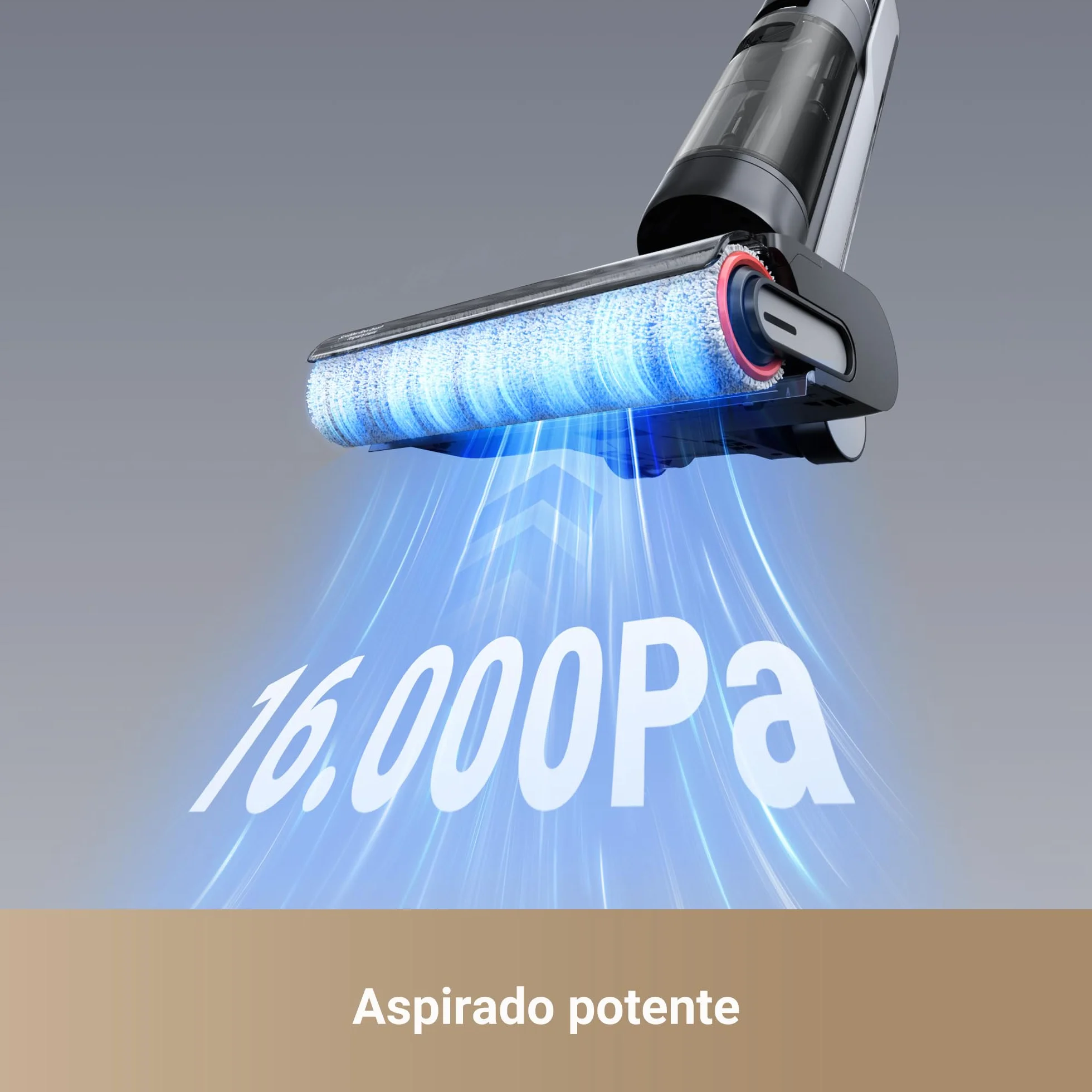 DREAME H12 Pro Ultra Aspiradora Fregadora sin Cable 16000 Pa Cepillo Doble Borde Lavado 60 °C Secado Aire Caliente