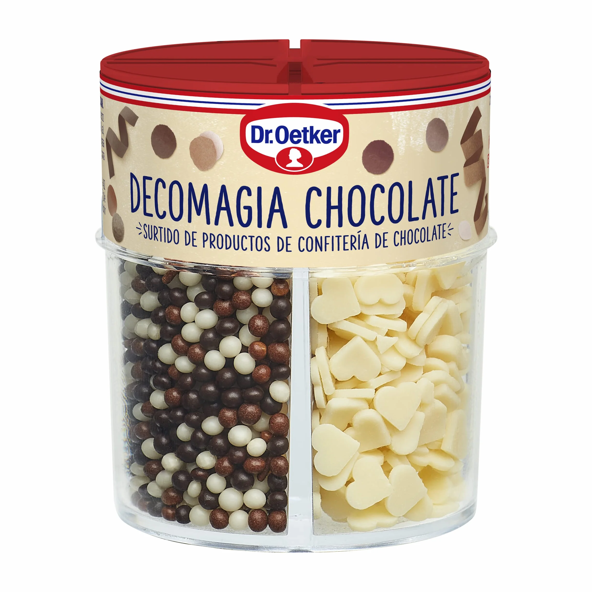 DR. OETKER Decomagia Chocolate 78 g Surtido 4 Tipos Topping Repostería Decoración Tartas