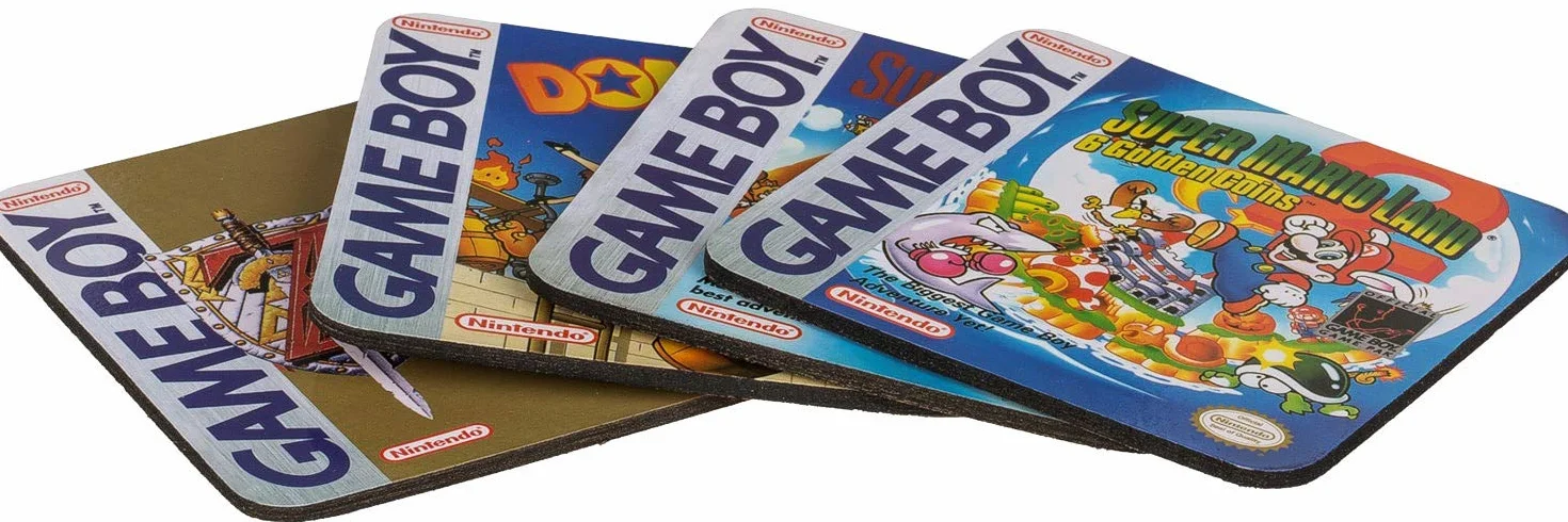 Nintendo Gameboy Classic Coaster Collection Posavasos Juego de 4 Retro