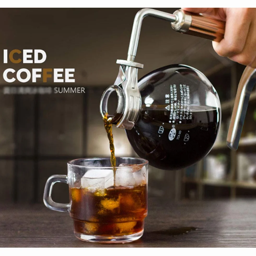 Sifón Cafetera Estilo Japonés Vidrio Vacío 1-3 tazas Percoladores