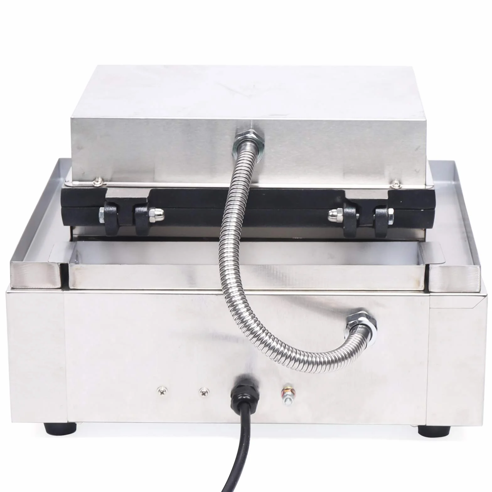 Máquina de donuts eléctrica 1550 W, 12 moldes antiadherentes – Freidora profesional para café, panadería y hogar | Ajuste de temperatura 50-300 °C y temporizador, acero inoxidable, 220 V