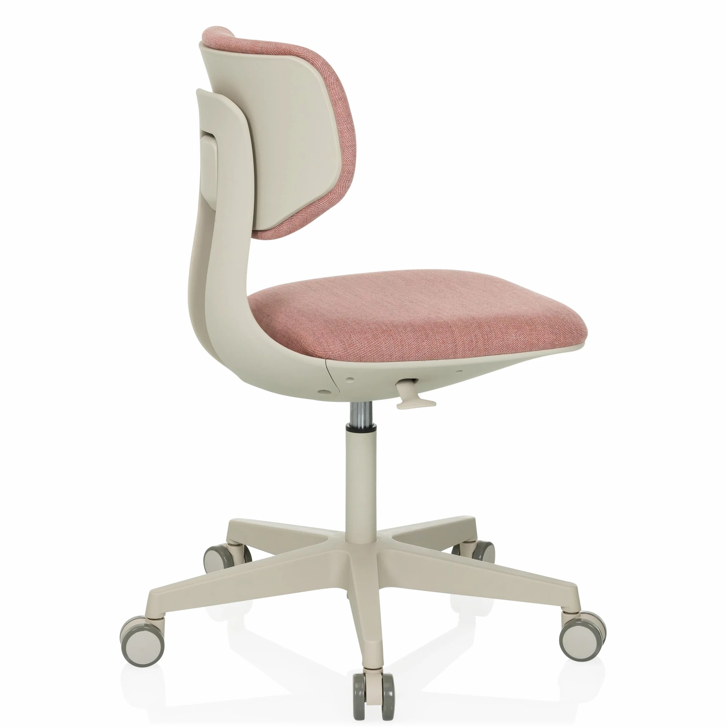 hjh OFFICE Silla giratoria para niños Respaldo Regulable en Altura Kid Classic Silla de Escritorio para niños de 6 a 12 años, Rosa