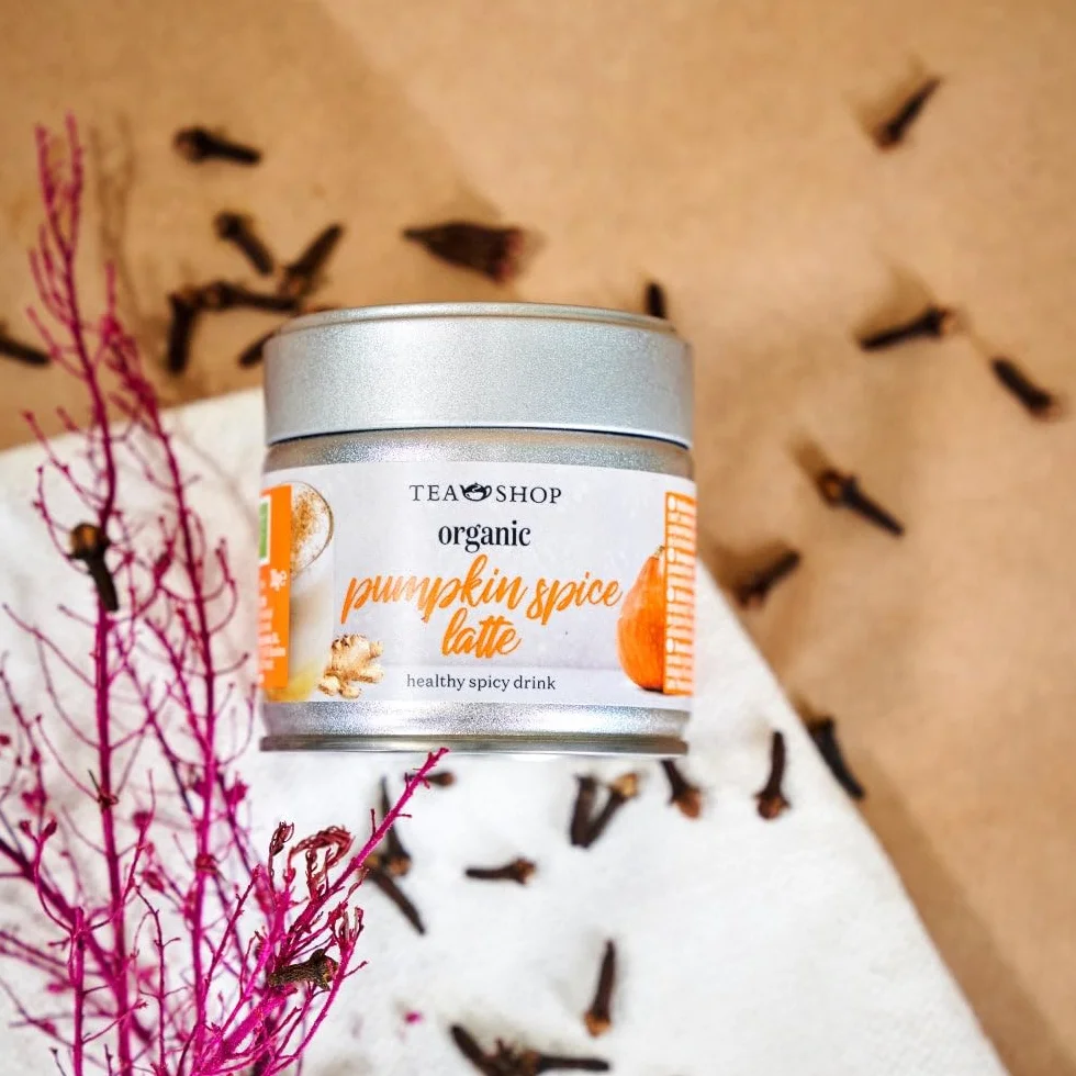 Organic Pumpkin Spice Latte Instantáneo en Polvo Sin Teína Smoothie