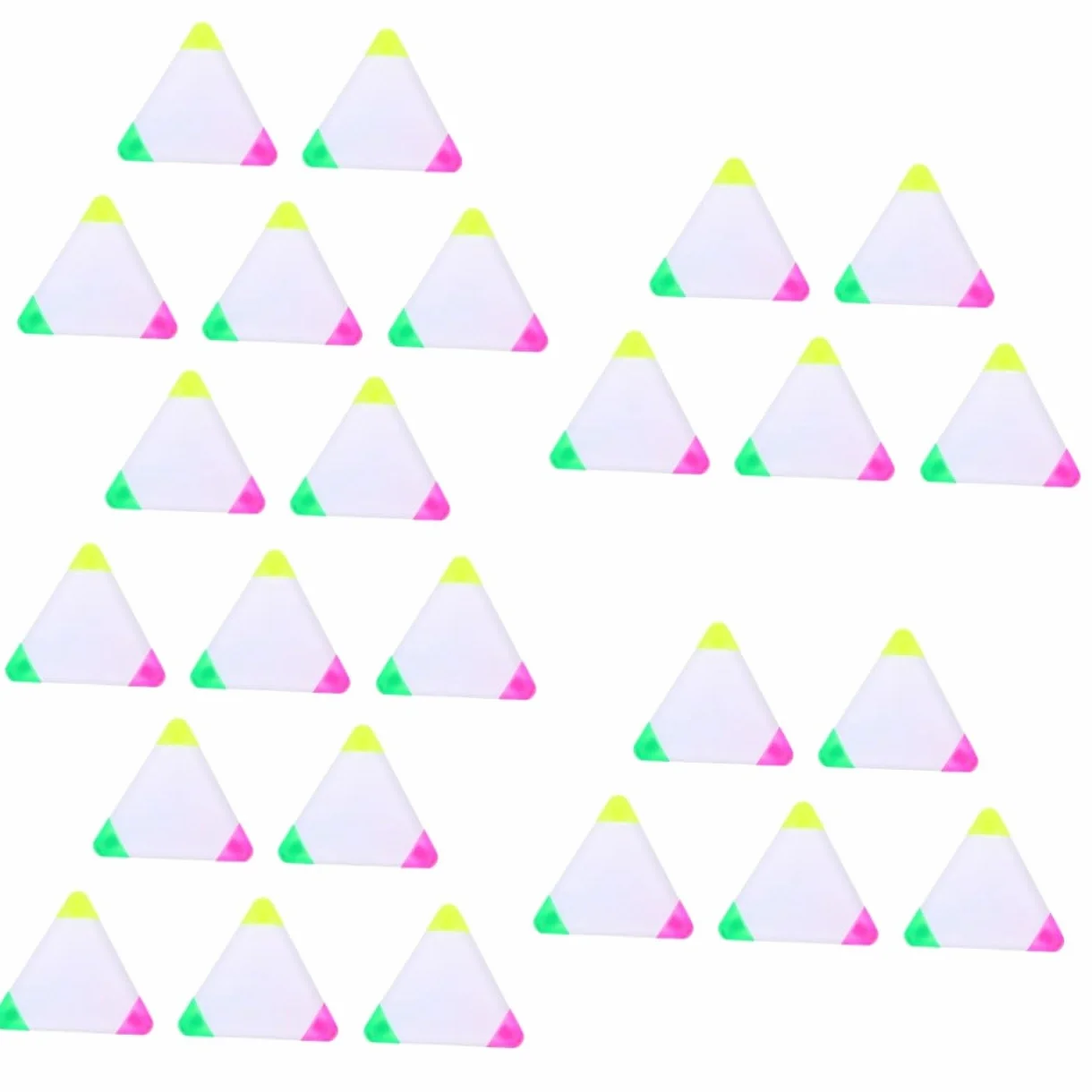 jojofuny 5 Series Resaltador Pluma De Color Fluorescente Marcadores Triangulares Subrayadores Marcadores De Resaltado Bolígrafos De El Plastico Colorful 5 Piezas X 5