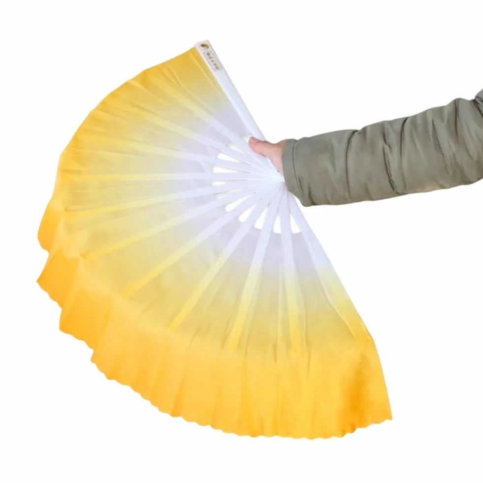 Abanico Chino Corto Plegable de Plástico para Danza del Vientre y Yangko