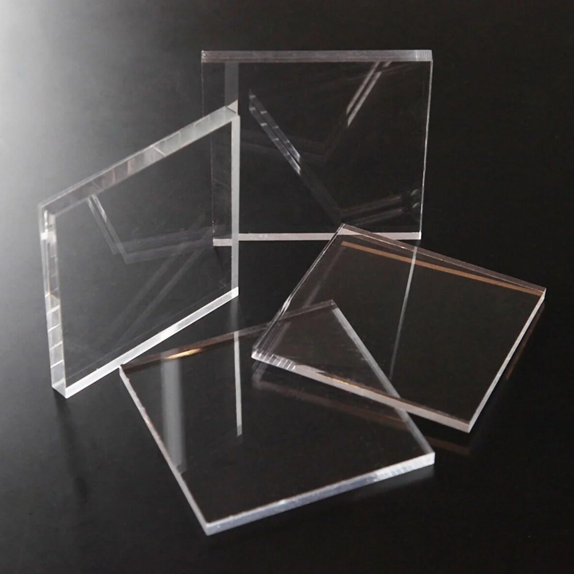 AtHaus® Placa acrílica transparente 4 mm 900 x 500 mm borde pulido liso