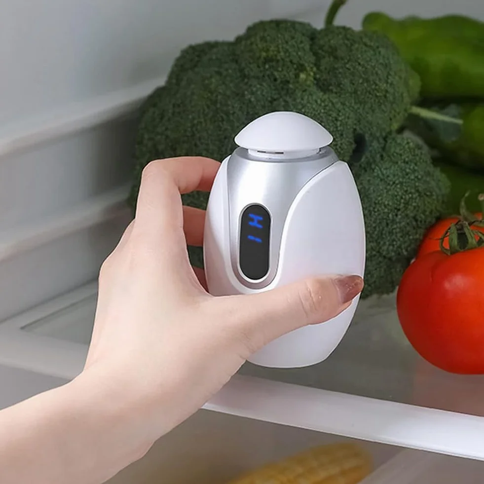 Desodorante Inteligente Portátil para Refrigerador, Ambientador Recargable Mini