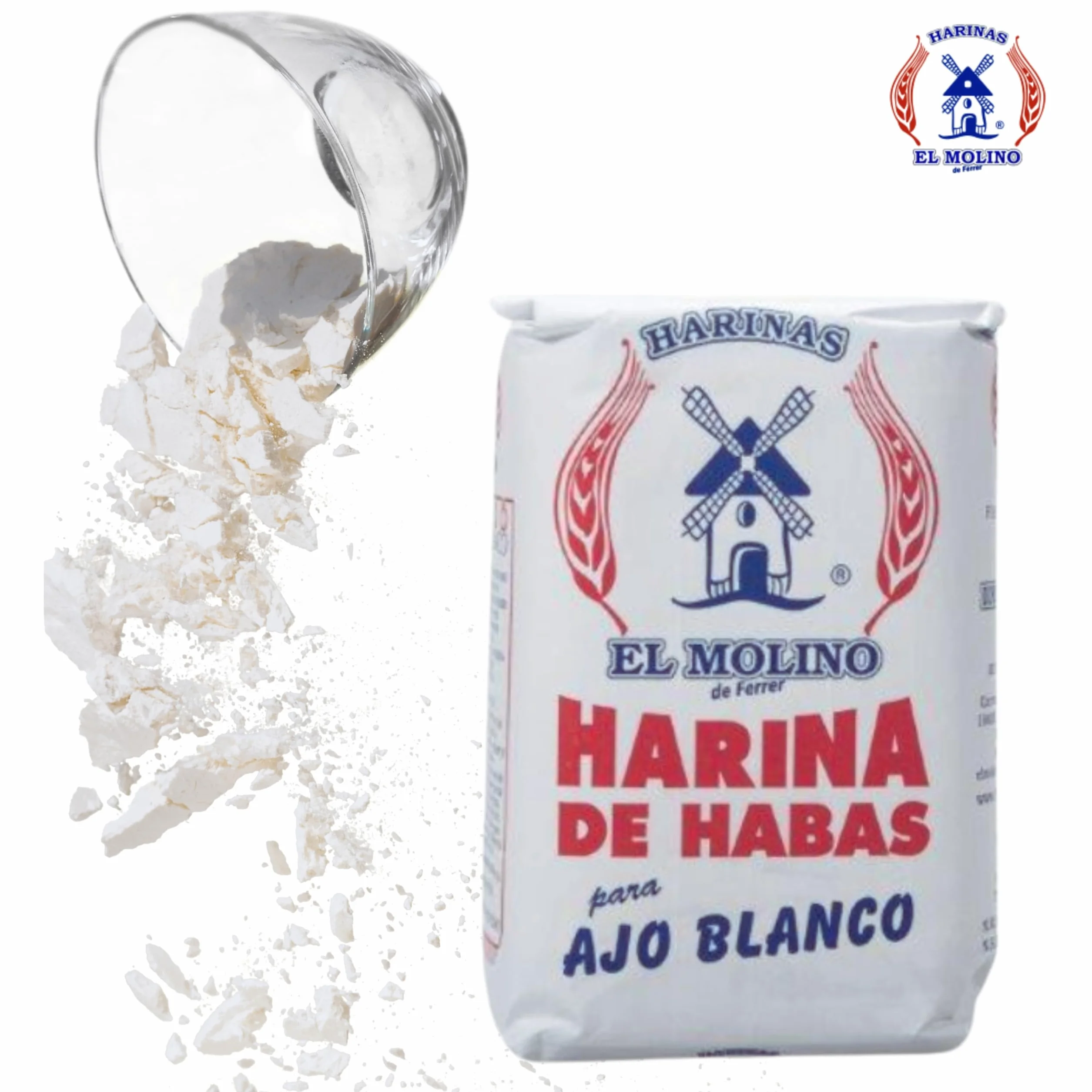 Harina de Habas El Molino 5 Kg Ideal para Ajoblanco Rebozados Guisos