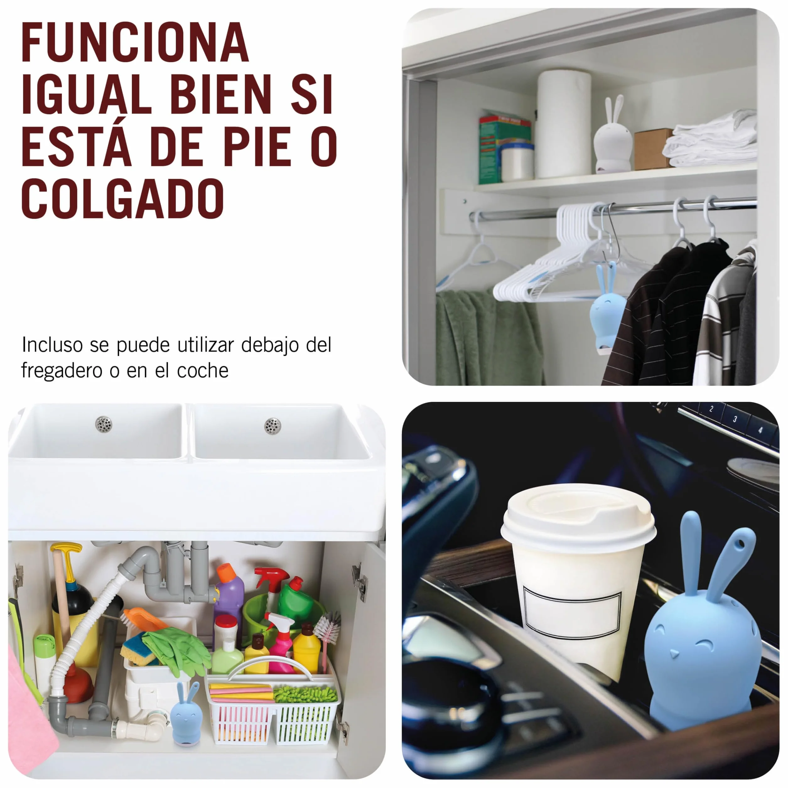 Monkey Business Eliminadores de Olores Carbón Activado para Armarios Bolsas Gimnasio Absorbente Ecológico