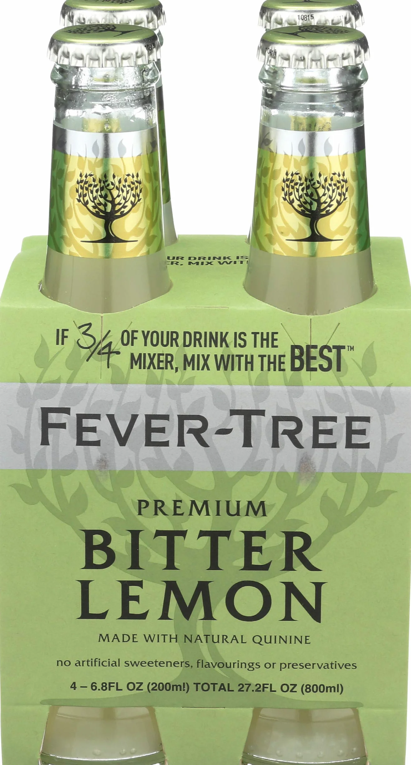 Fever-Tree Mezcladores Tónicos De Agua De Limón 4Pack