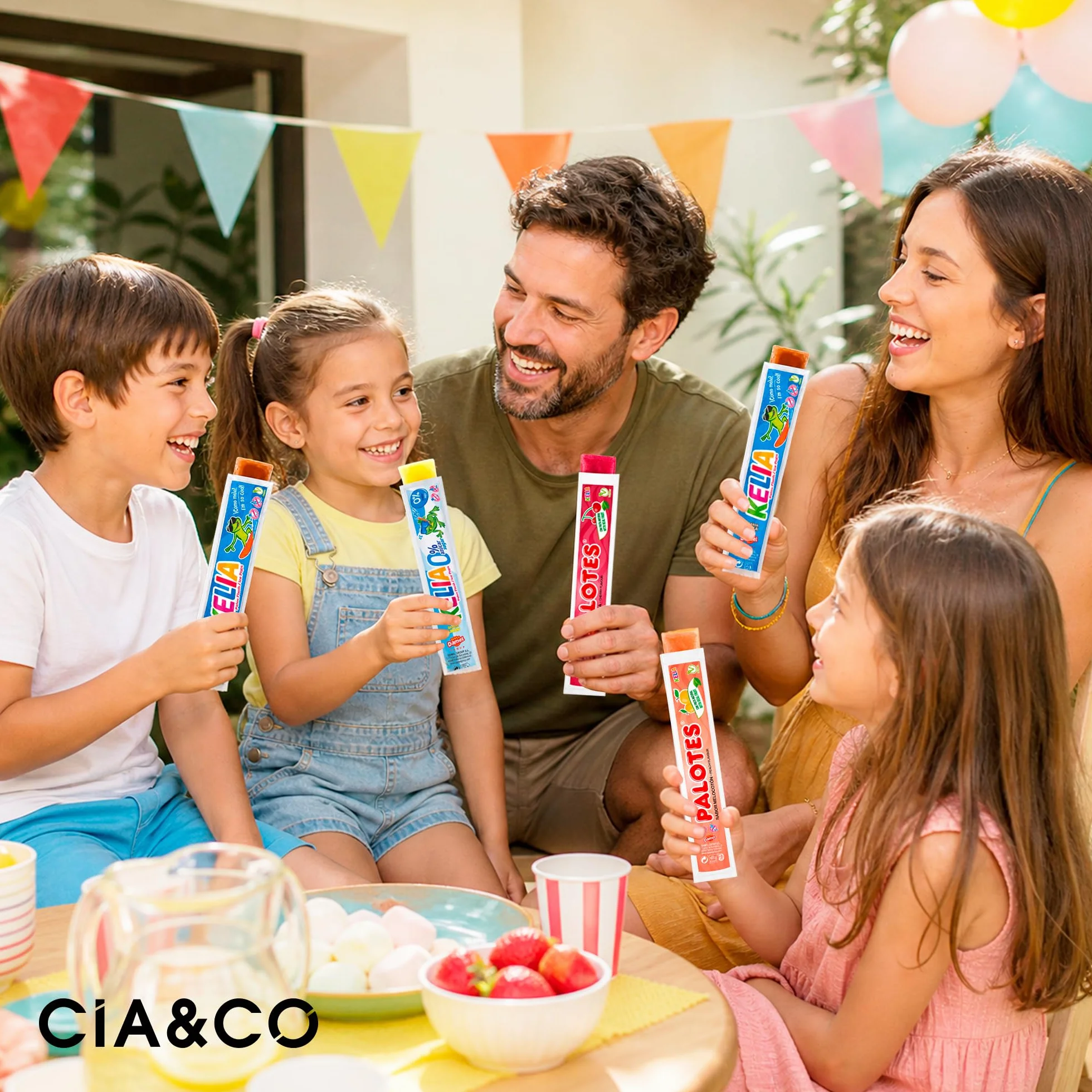 Polos para Congelar 0% Azúcar Flashes de Hielo Sabores Variados Sin Gluten Sin Lactosa Veganos Cia&Co