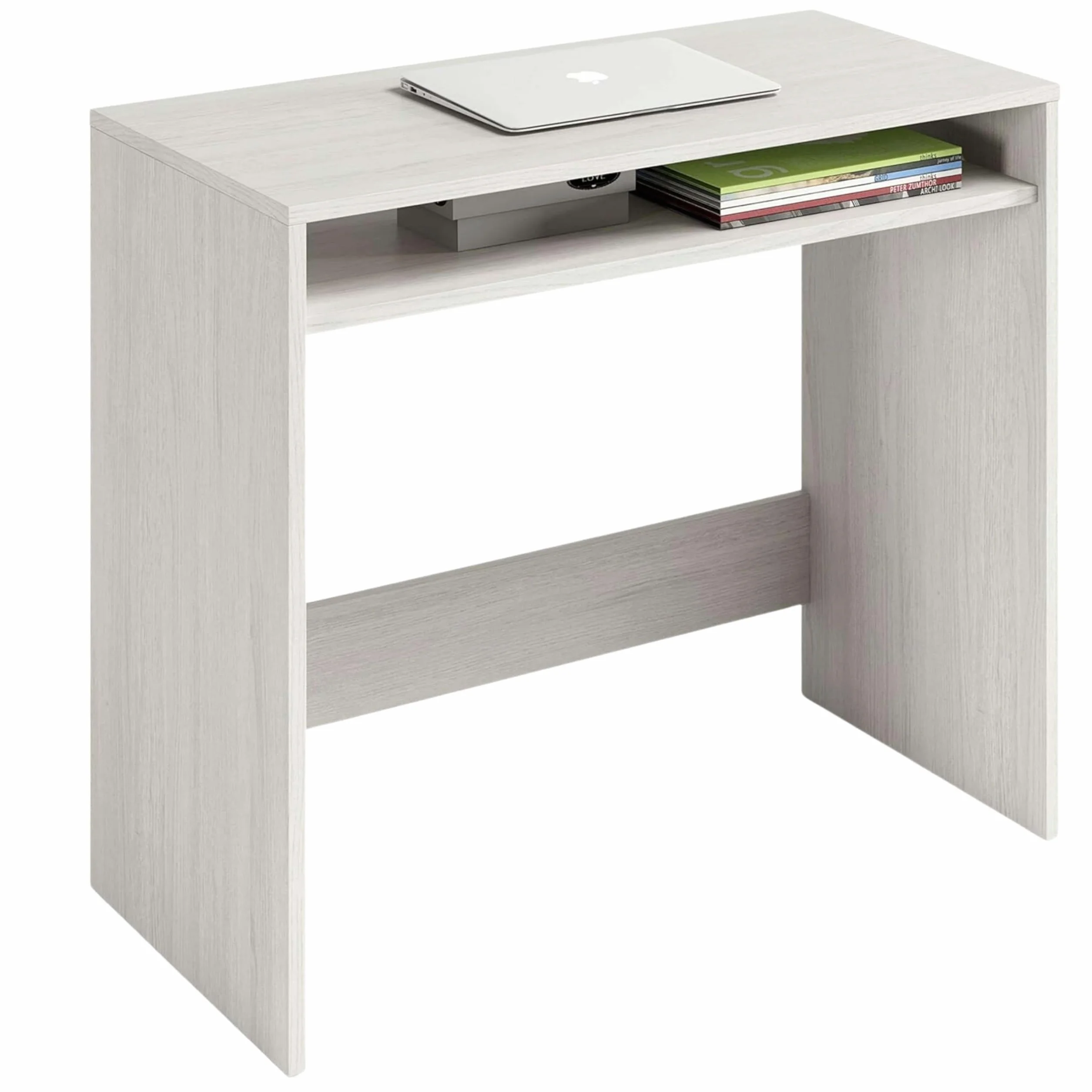 Miroytengo Pack Habitación Juvenil Infantil Rosa Gris Blanco Alpes (Cama Nido + Estante + Armario + Escritorio + estantería) con Somieres
