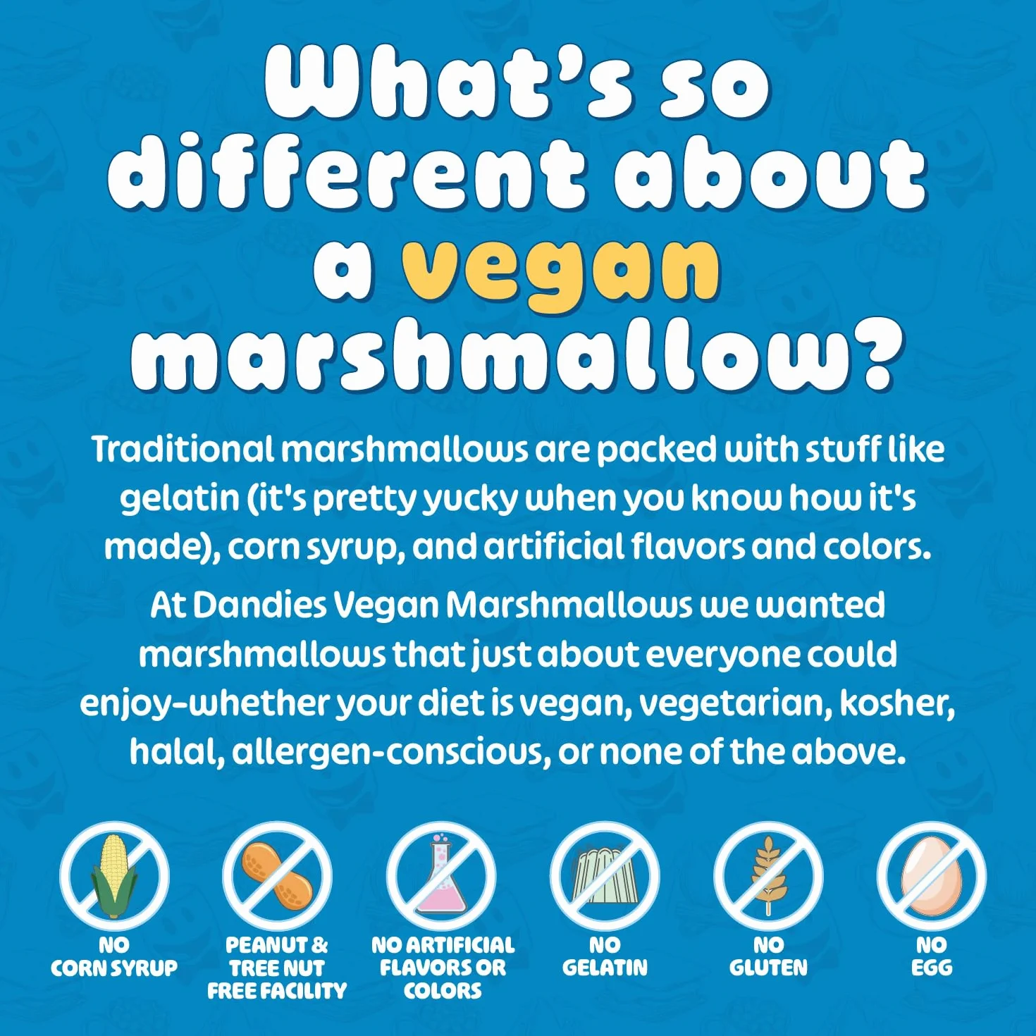 Mini Vegan Marshmallow, 10 Ounce (Pack of 6)