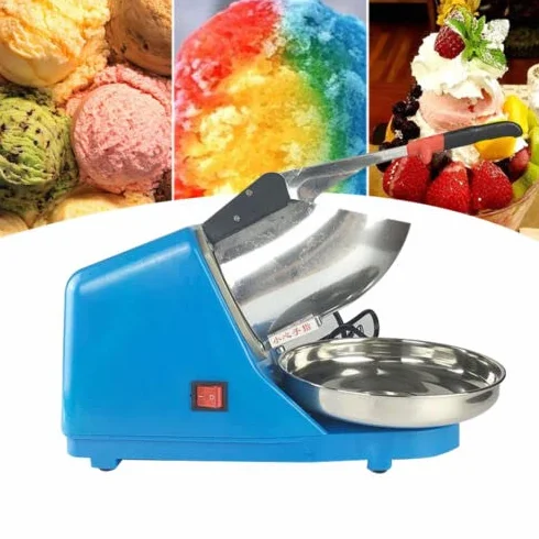 Picadora de Hielo Eléctrica 220V 300W Trituradora Profesional para Batidos de Cócteles y Bebidas