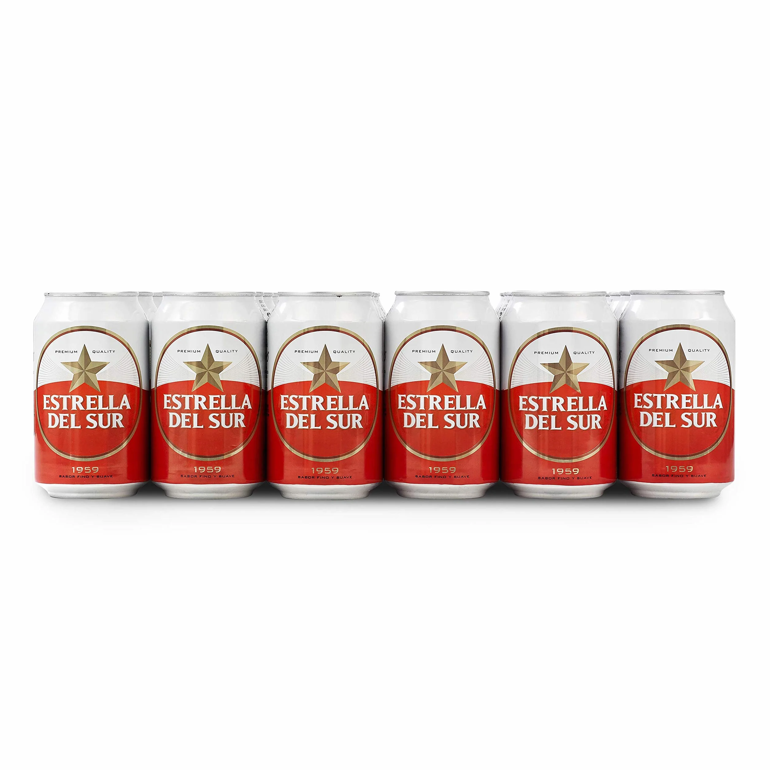 Estrella del Sur Cerveza Lager, Pack 24 Latas 33cl, Tradicional de Sevilla