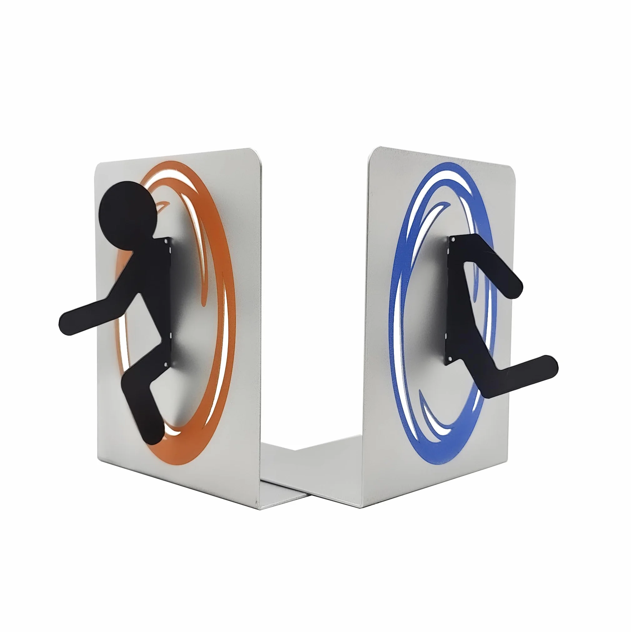 Sujetalibros de Portal de Metal Resistente, Regalo Creativo para los Amantes de los Juegos