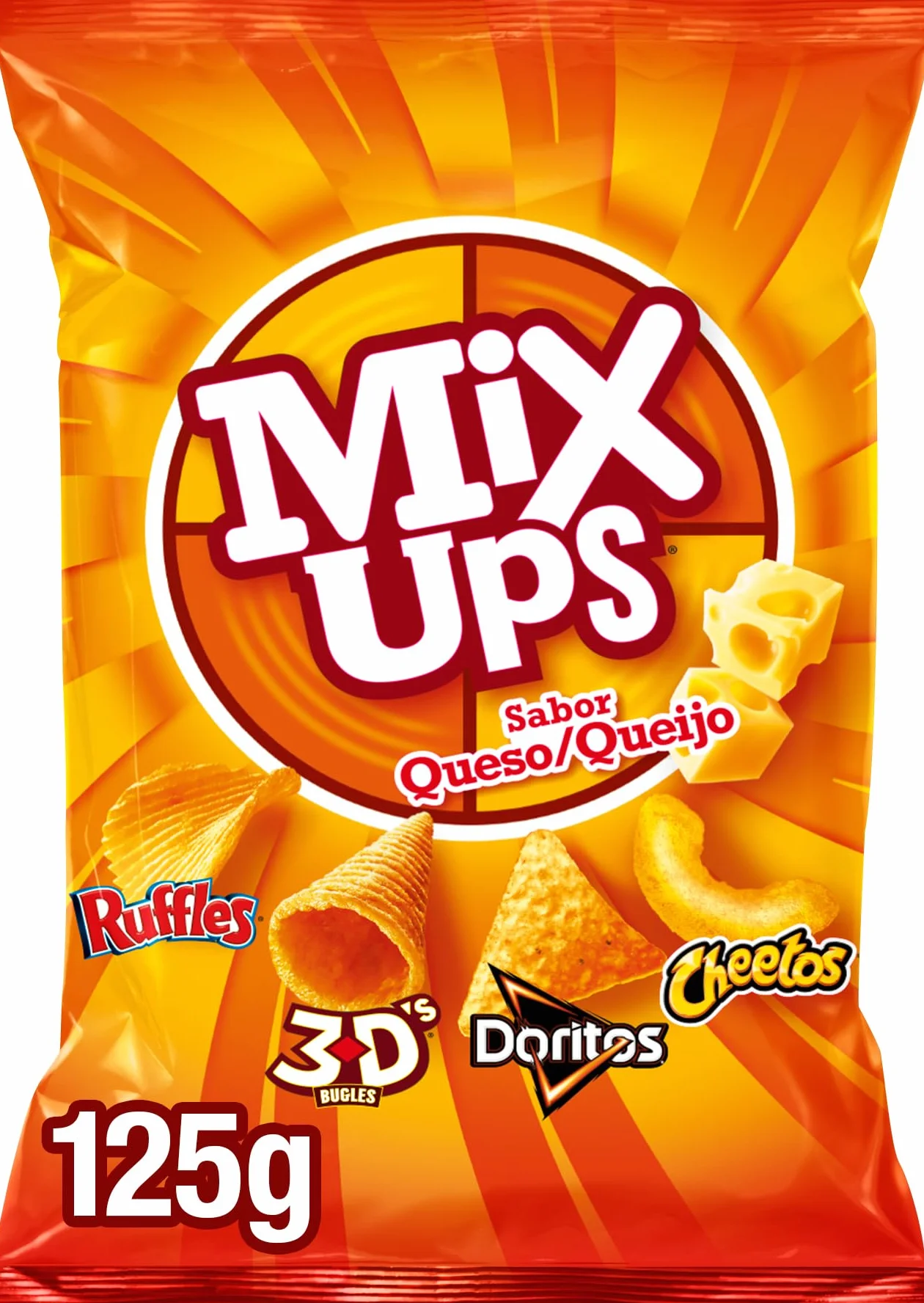 Lay's Mixups favoritos Snack mezcla Lay's 3D Ruffles Doritos Cheetos queso 125g