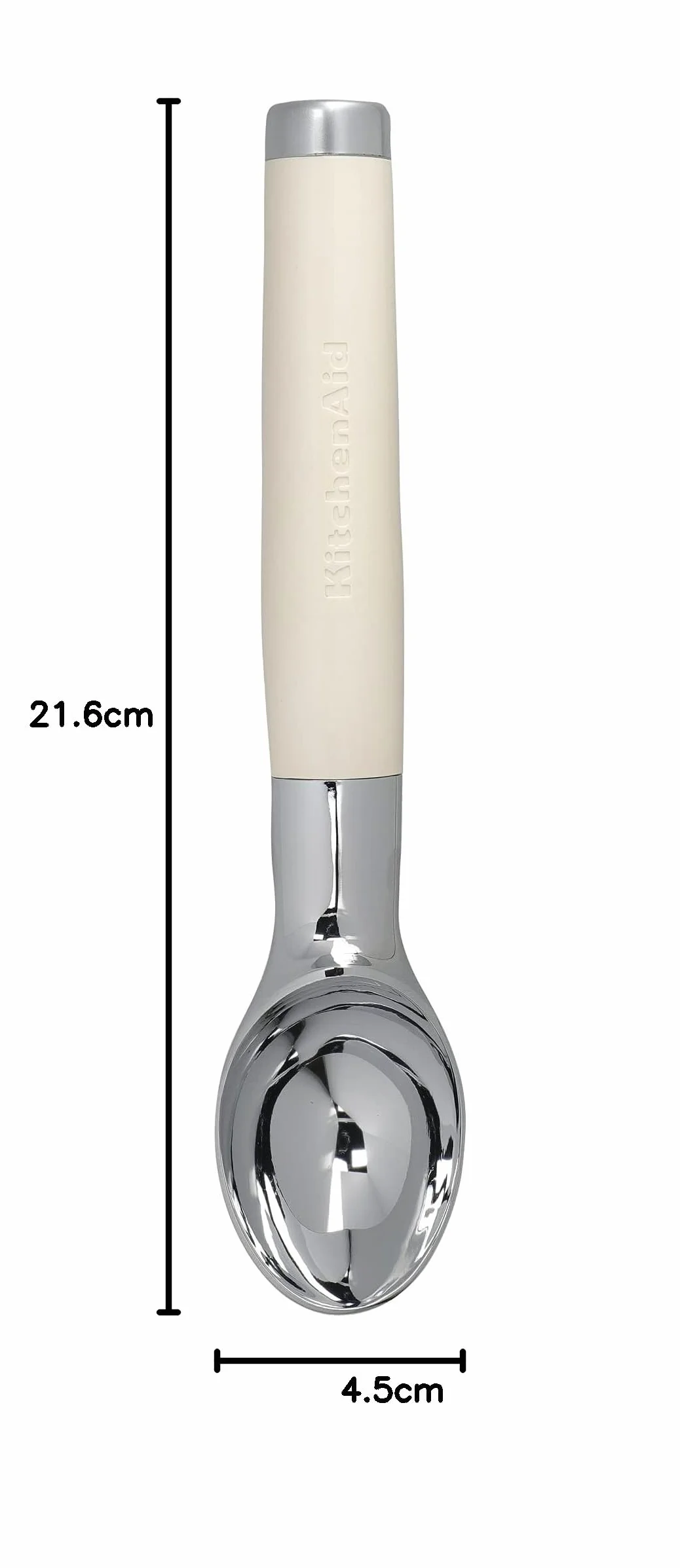 KitchenAid Cuchara para Helado Apto para Lavavajillas Crema de Almendras
