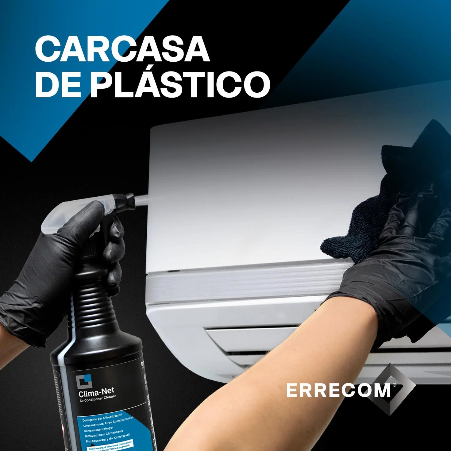 Errecom Clima-Net Detergente para Aires Acondicionados 1 Litro Maxi