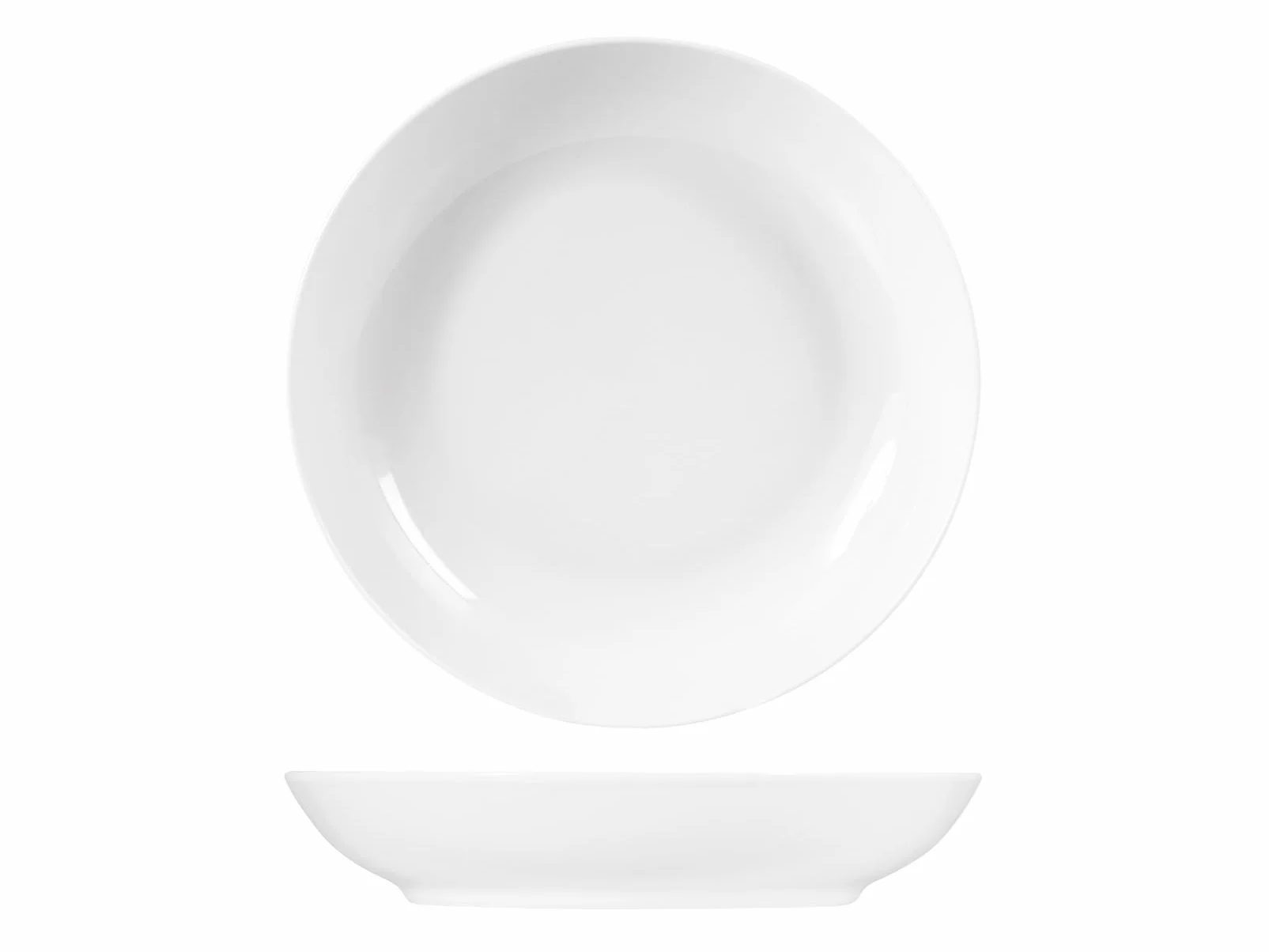 H&H Juego de 6 platos hondos de porcelana Sweden, 20 cm