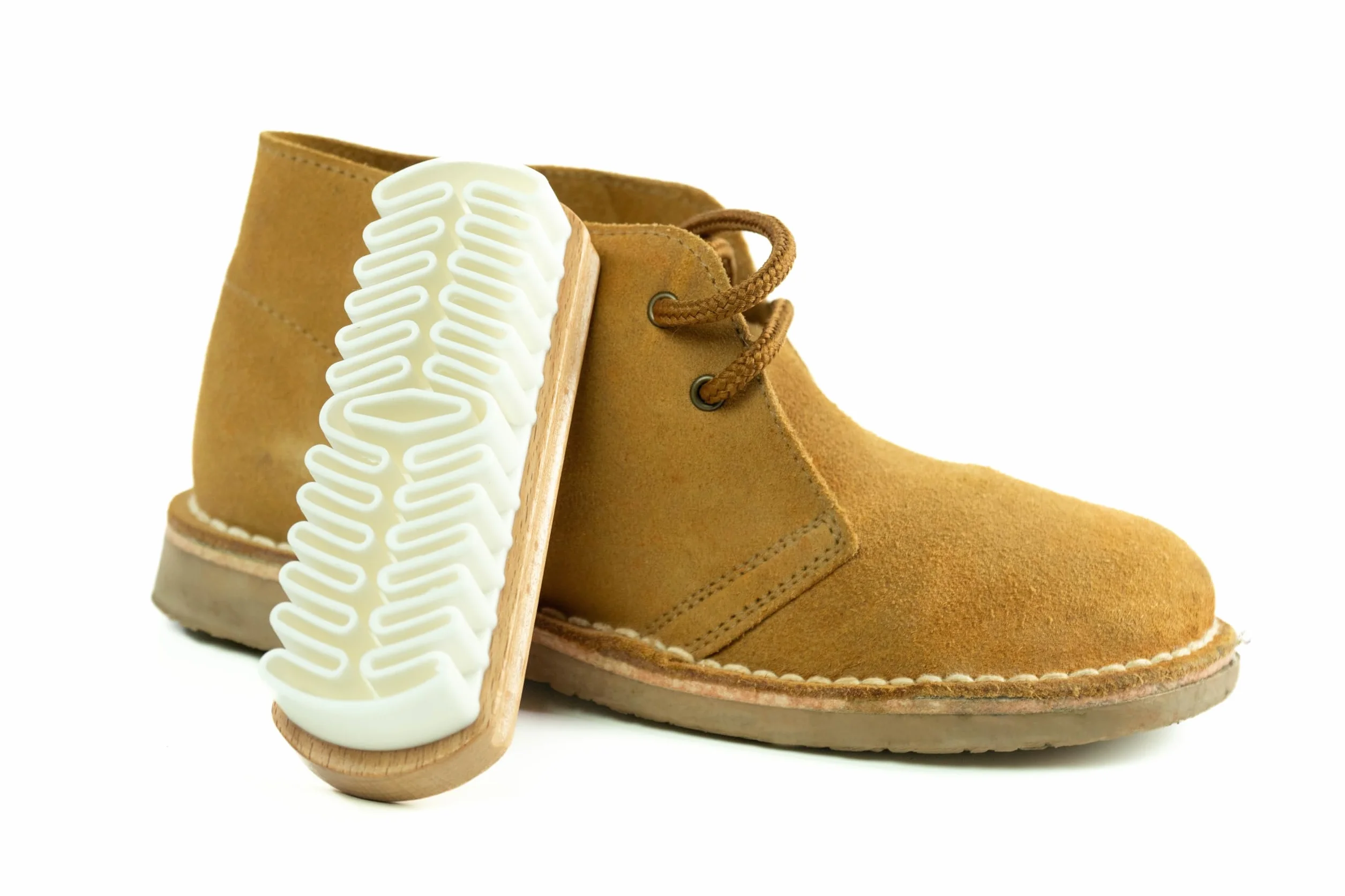 Cepillo para Gamuza con un Cuidado Suave al Nobuck, Velour, Ante o Cuero de Grano Completo. Cepillo para Zapatos de Ante. Cepillo Crepe Suave para Todos los Cueros