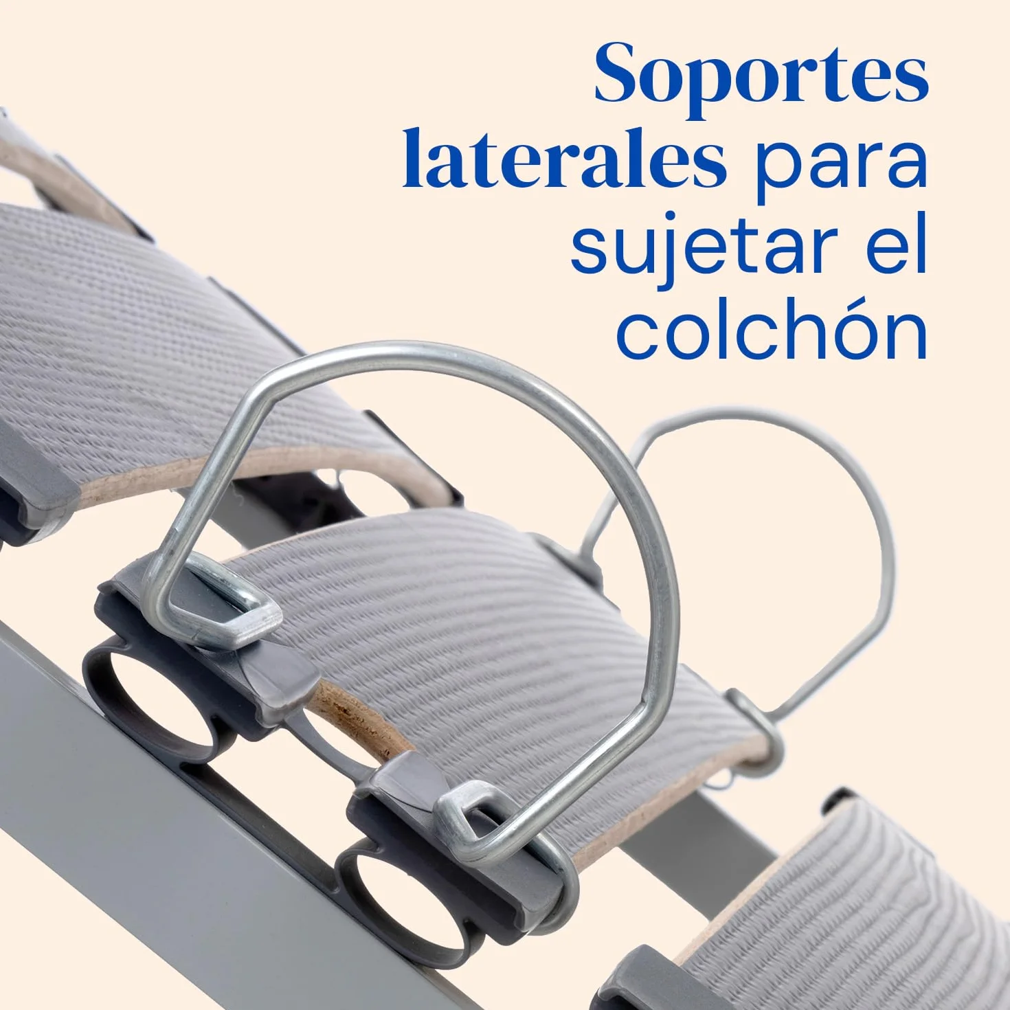 Geriafy - Cama Articulada Eléctrica | 90x190 cm | Reforzada y Compacta | Mando por Cable y Patas Regulables en 4 Alturas