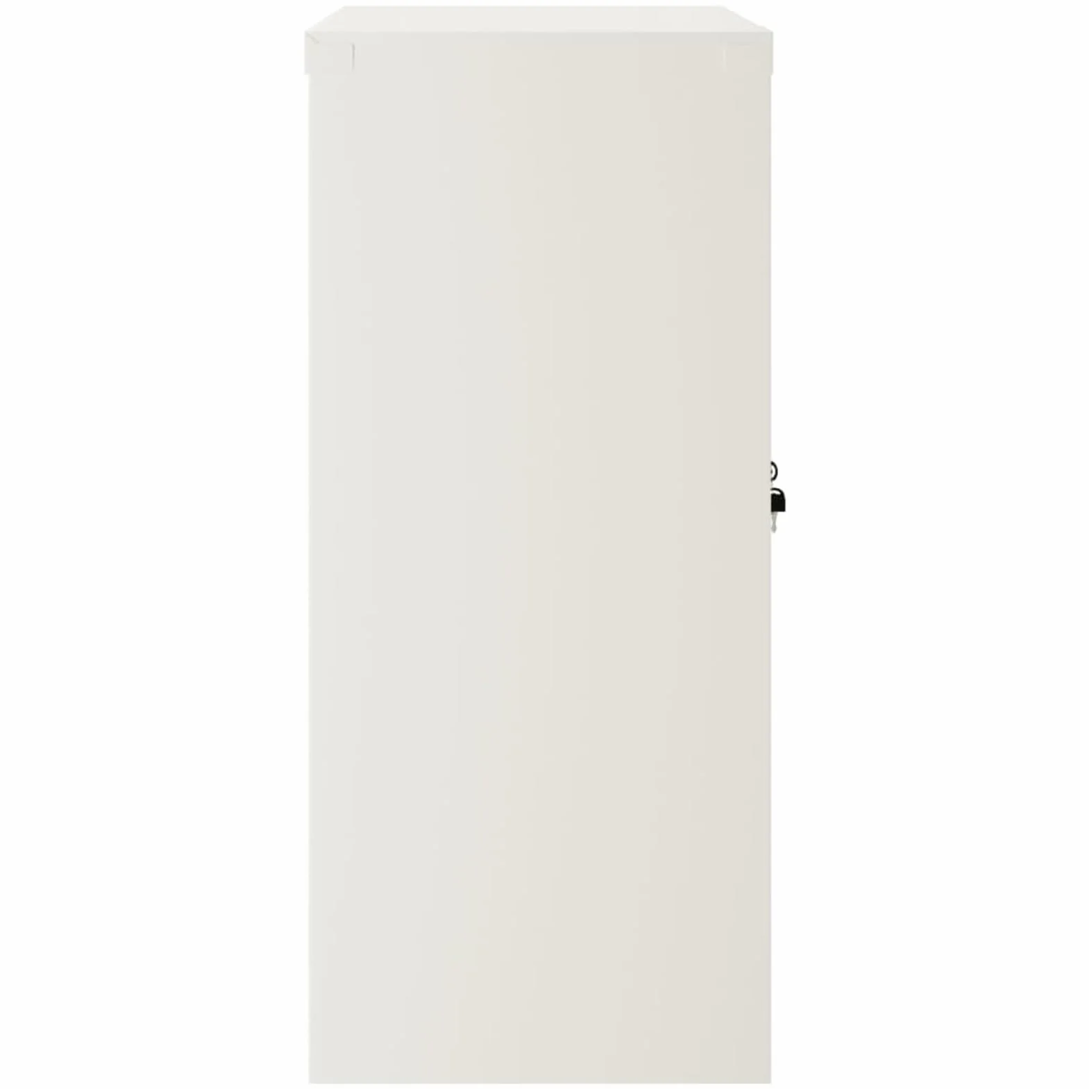 Armario archivador de Acero Muebles Oficina Armario archivador Oficina Mueble archivador Blanco 90x40x90 cm