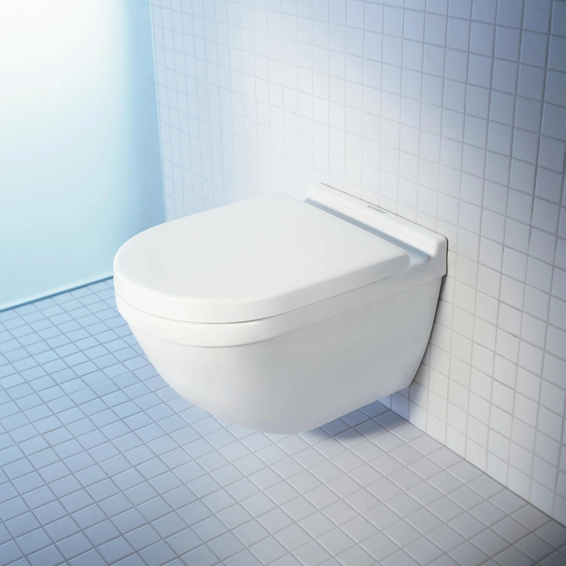 Duravit Starck 3 tapa WC, tapa de wc con mecanismo de cierre suave y lento, asiento de inodoro de urea duroplast, tapadera wc con bisagras de acero inoxidable, tapa de inodoro blanco