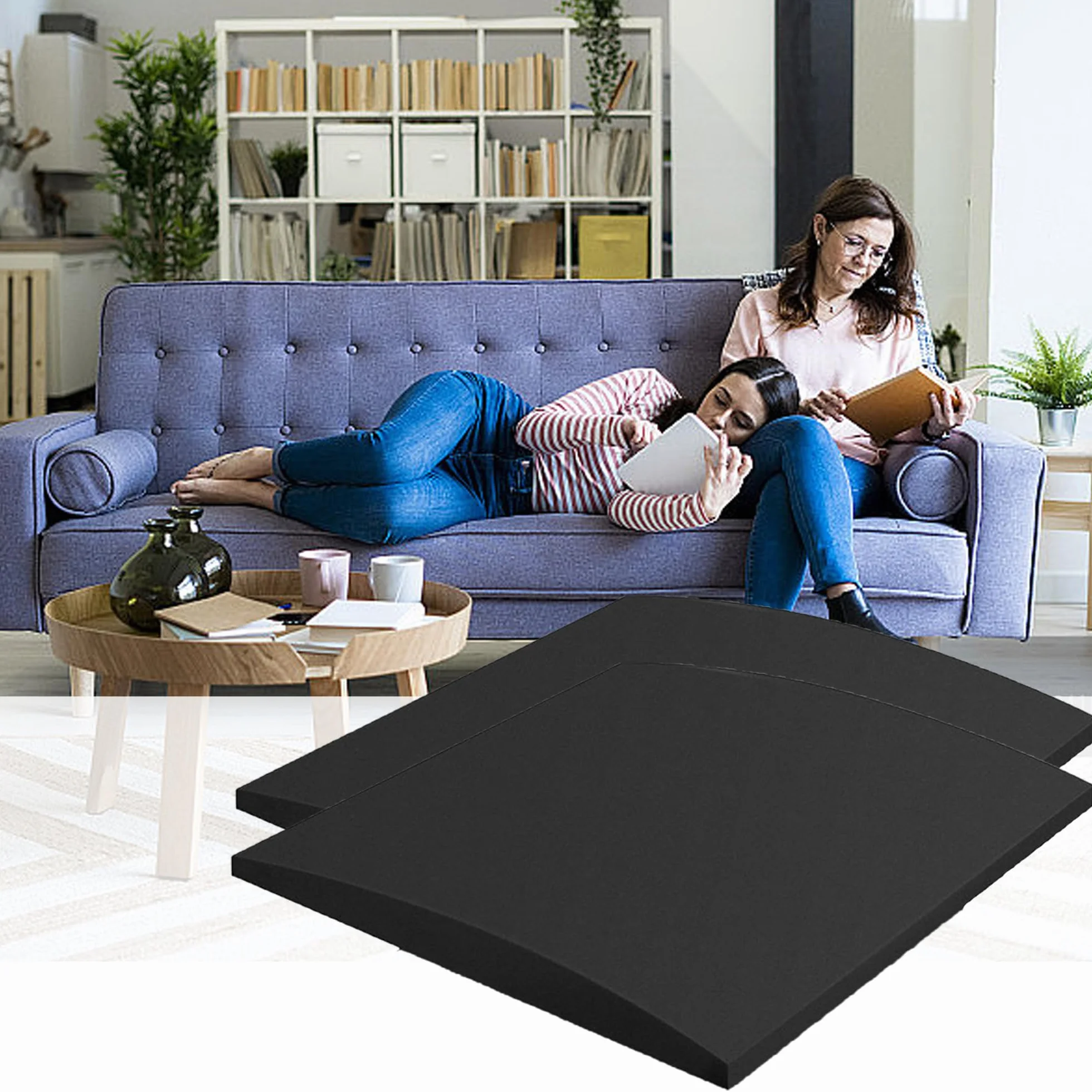 Almohadilla Protectora del Sofá 50x50cm, Soporte de Esponja para Reparación de Hundimiento