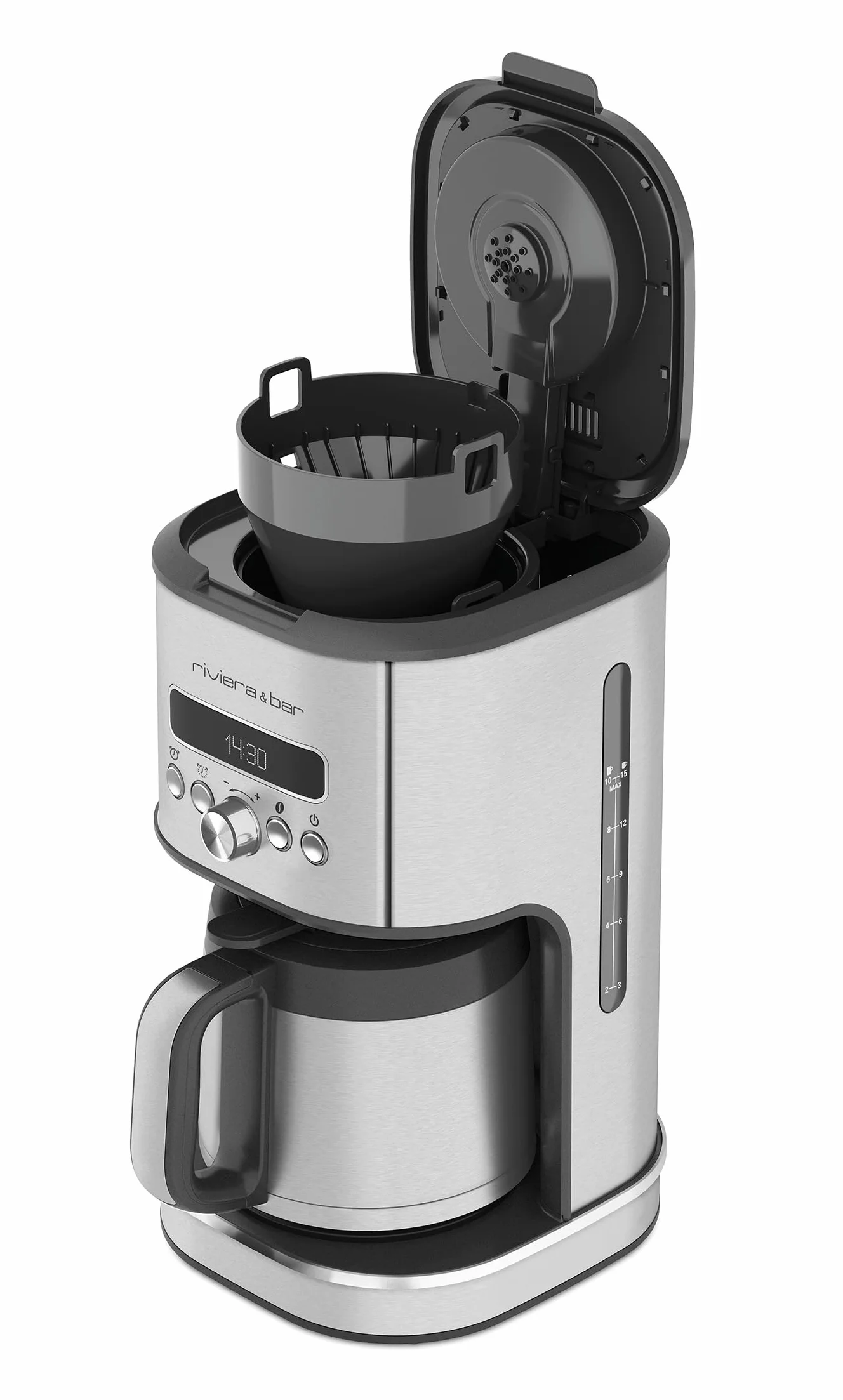 Riviera & Bar - Cafetera con filtro térmico programable BCF580