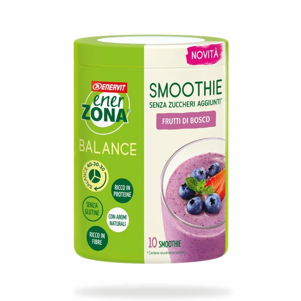 Enerzona Balance Smoothie Proteico Frutti di Bosco 300g
