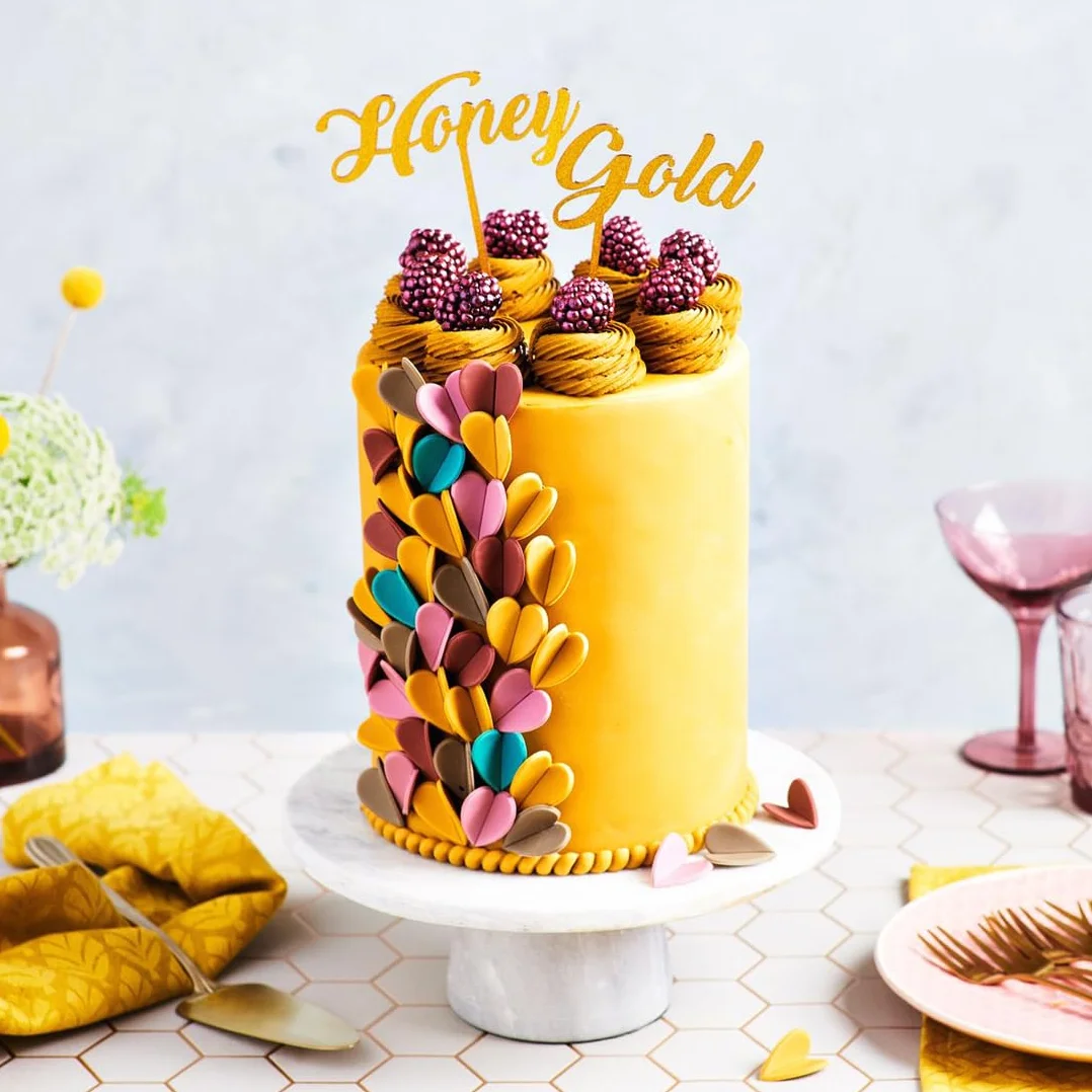 FunCakes Pasta de Azúcar Honey Gold 250 g, Decoración de Pasteles, Halal, Kosher, Sin Gluten