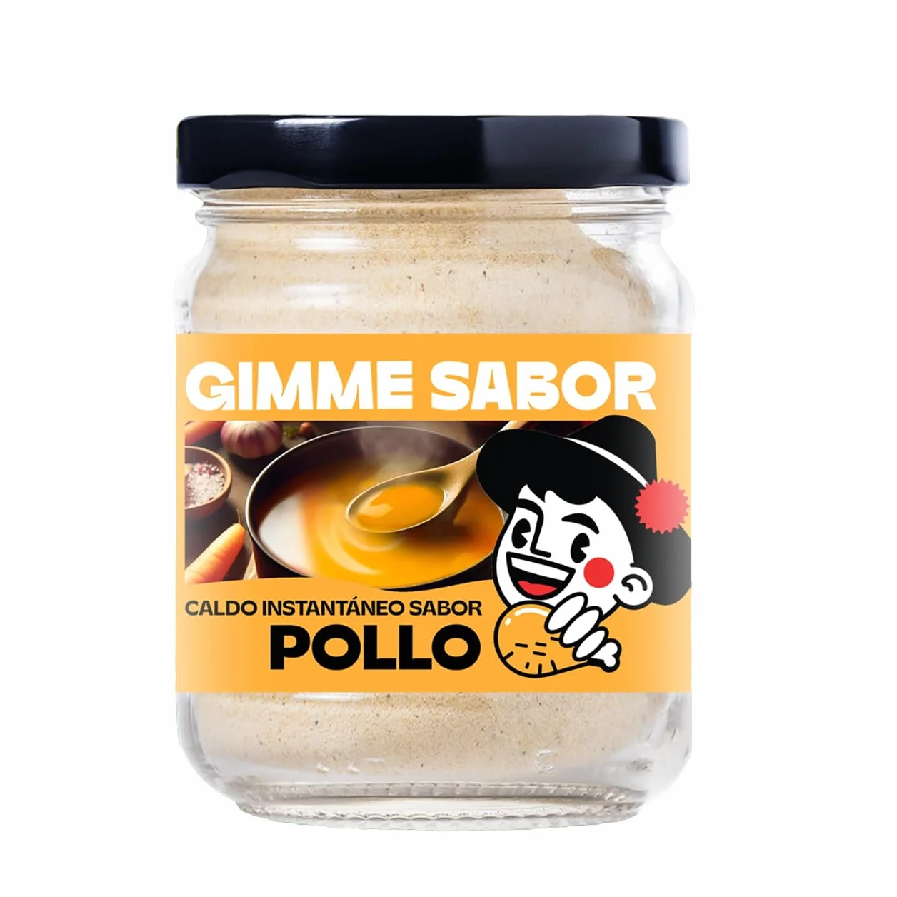 Gimme Sabor Caldo Vegetal sabor Pollo, Sin alérgenos ni glutamato